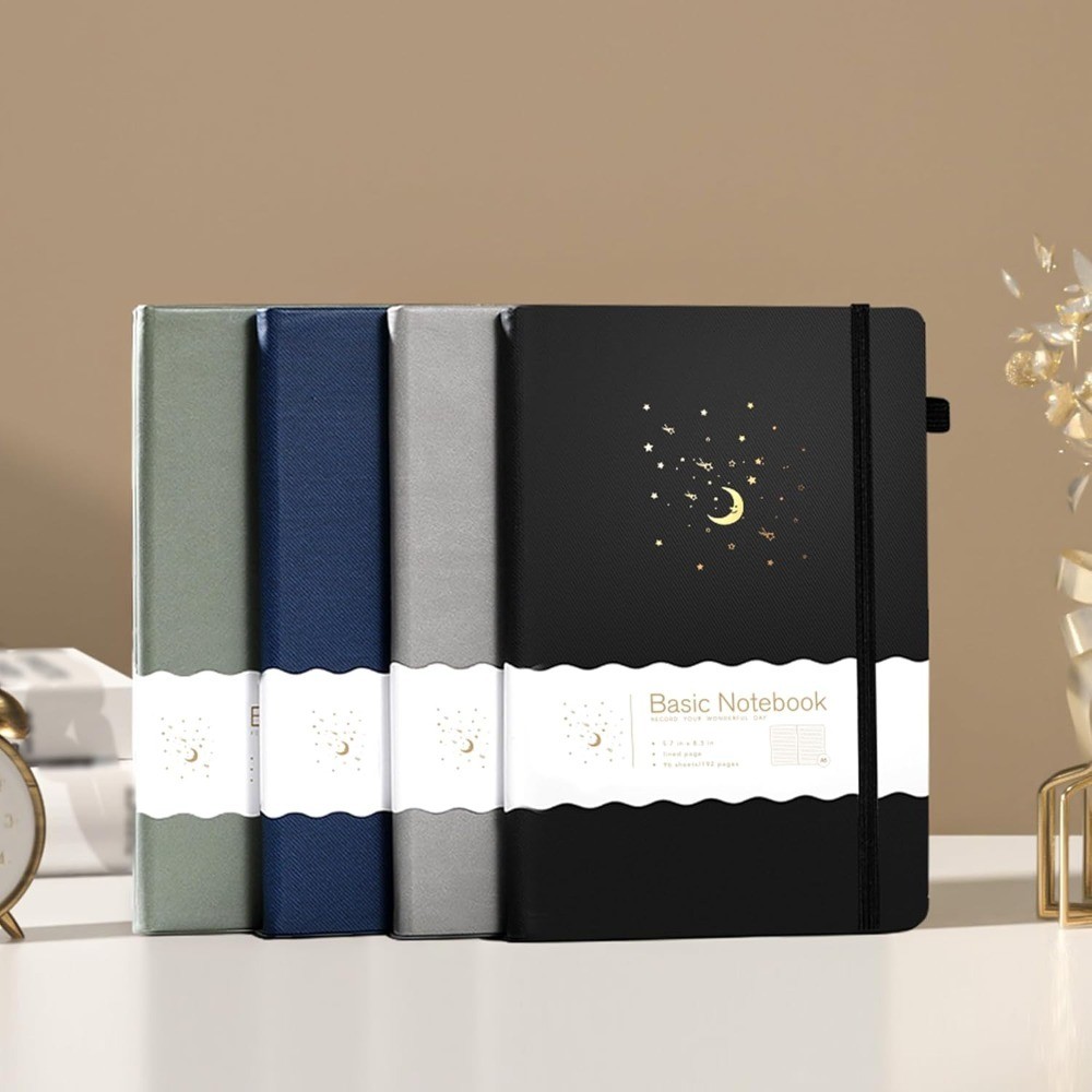 Lined Hardcover Notebook for Work Journal Writing Note Taking Diary with Pen