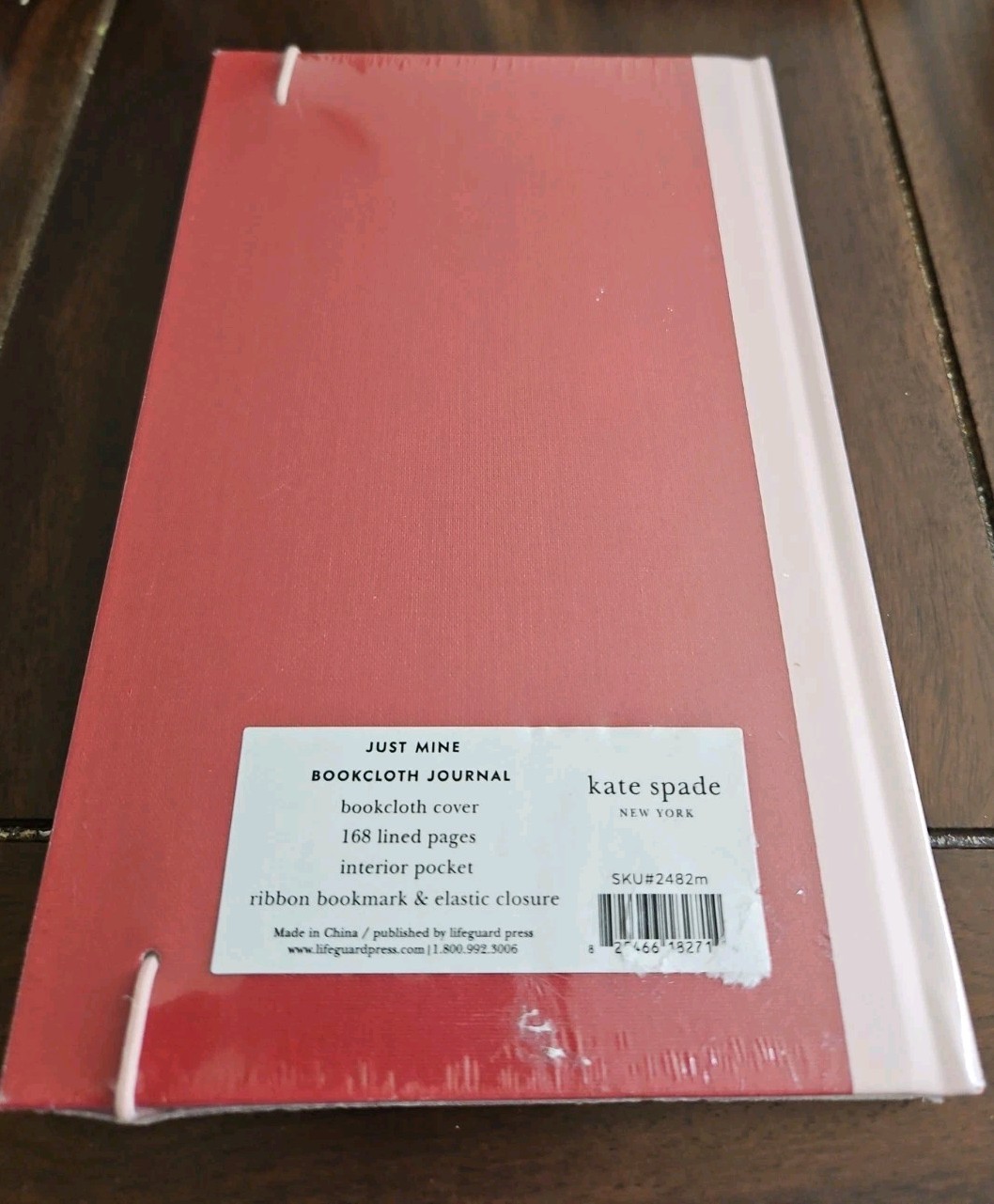 Kate Spade NY Just Mine Monogram “m” Bookcloth Cover Journal Notebook NEW