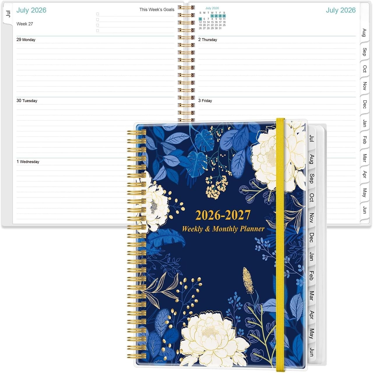 2026-2027 Flexible Cover Planner: Stylish, Durable, with Ample Writing Space