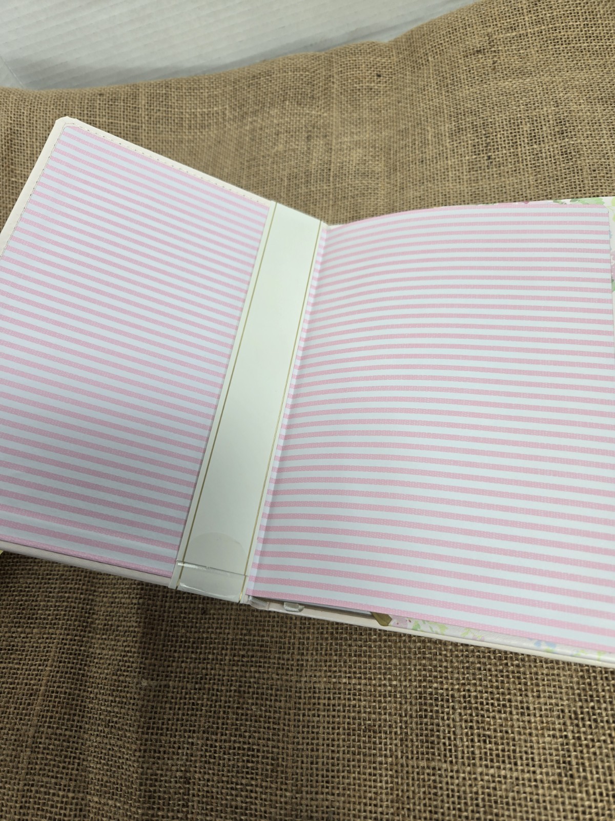 NEW Laura Ashley Flower Soft Peach Pink Flowers Faux Leather Journal Notebook