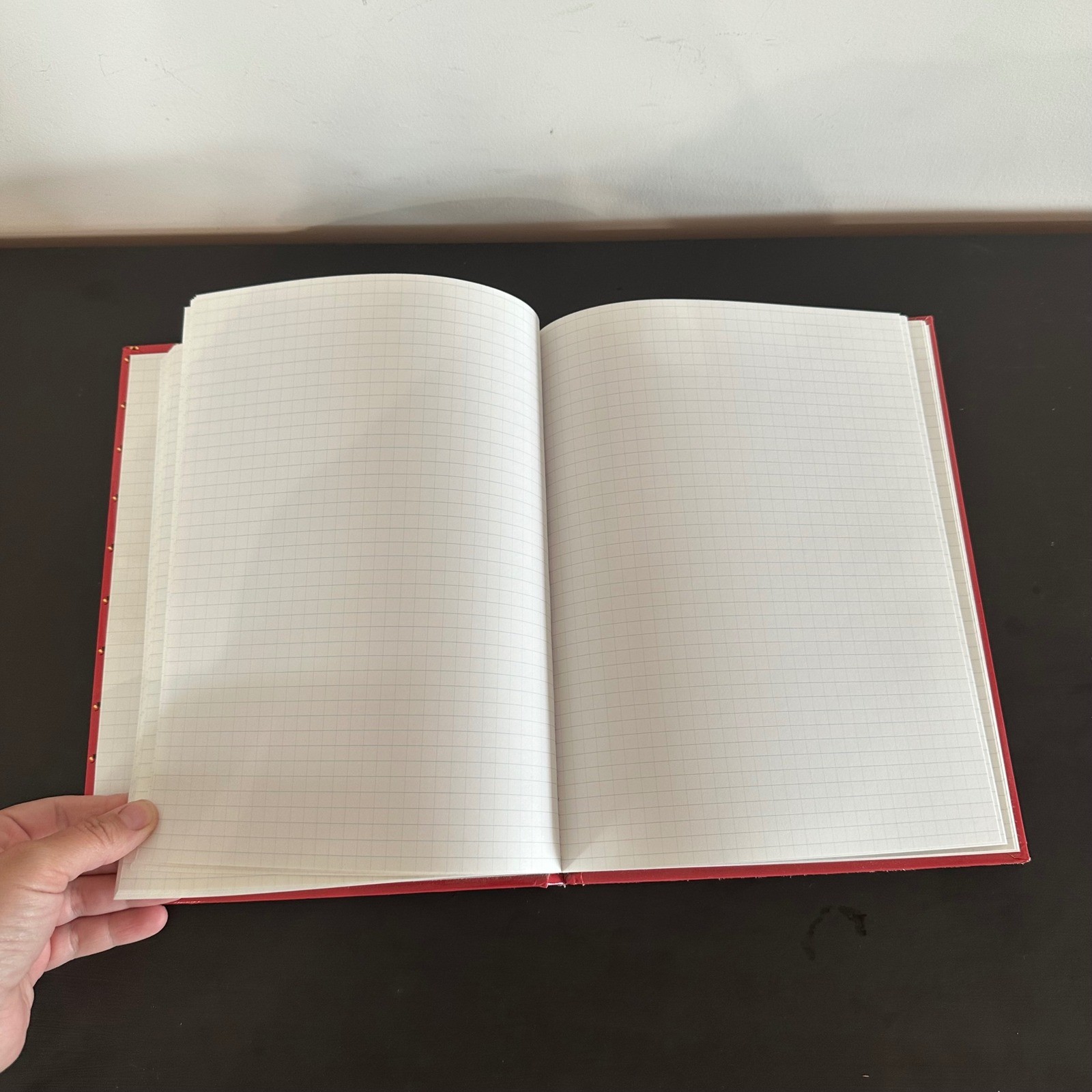 Vtg Mary Engelbreit Sketchbook Red Hardcover Grid Journal 90’s Stationery Whimsy