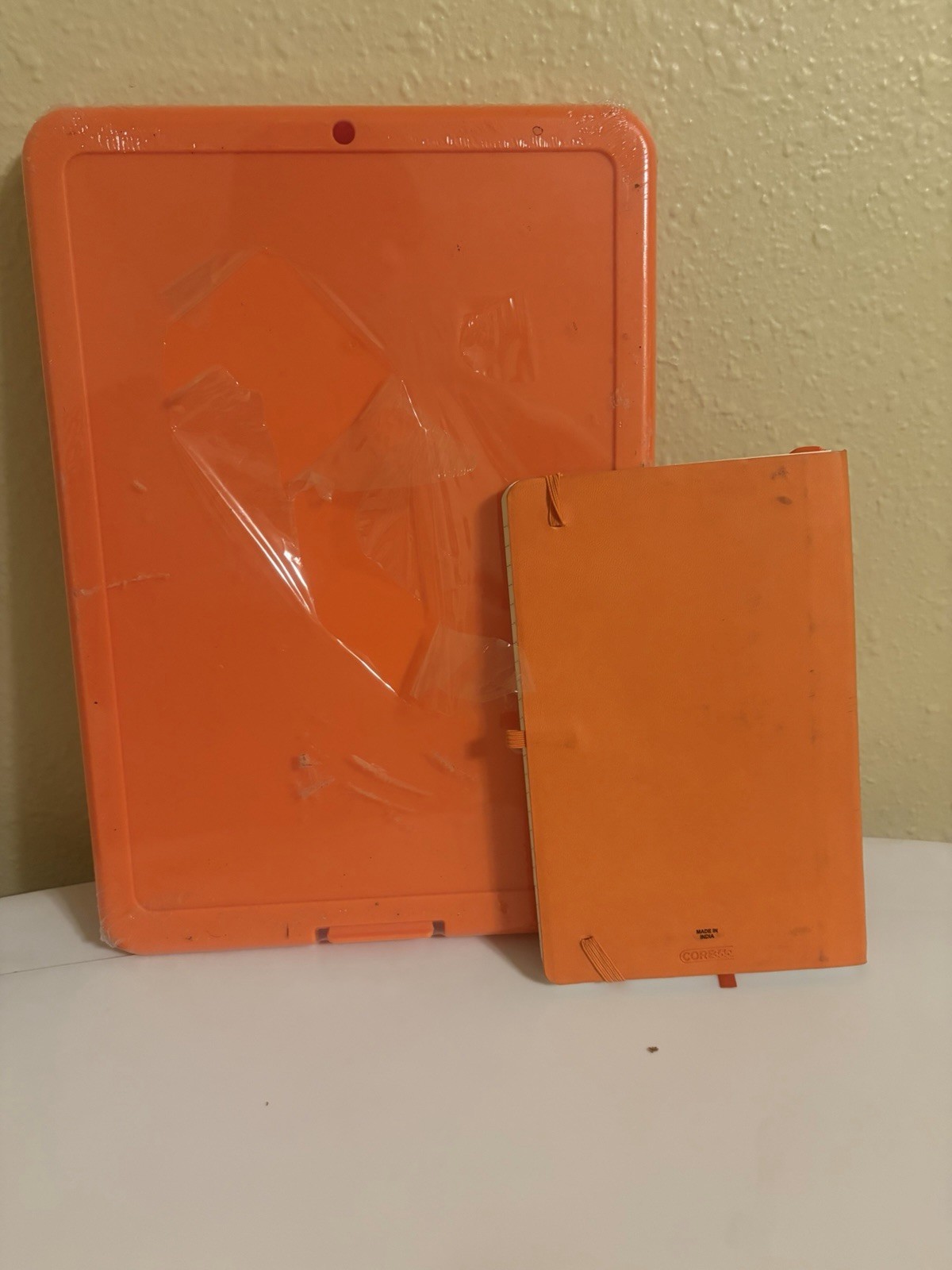 Home Depot Orange Clipboard + VOA Notebook New Clipboard Sealed Blank Planner