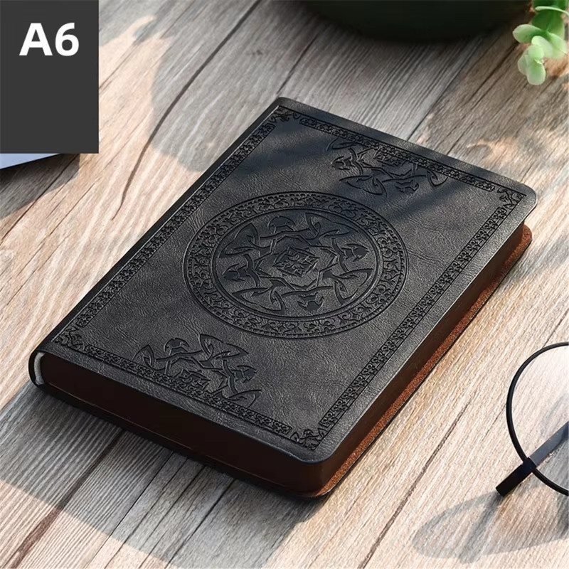 2025 New Portable Vintage Leather Notebook Journal Stationery Travel Diary Gift