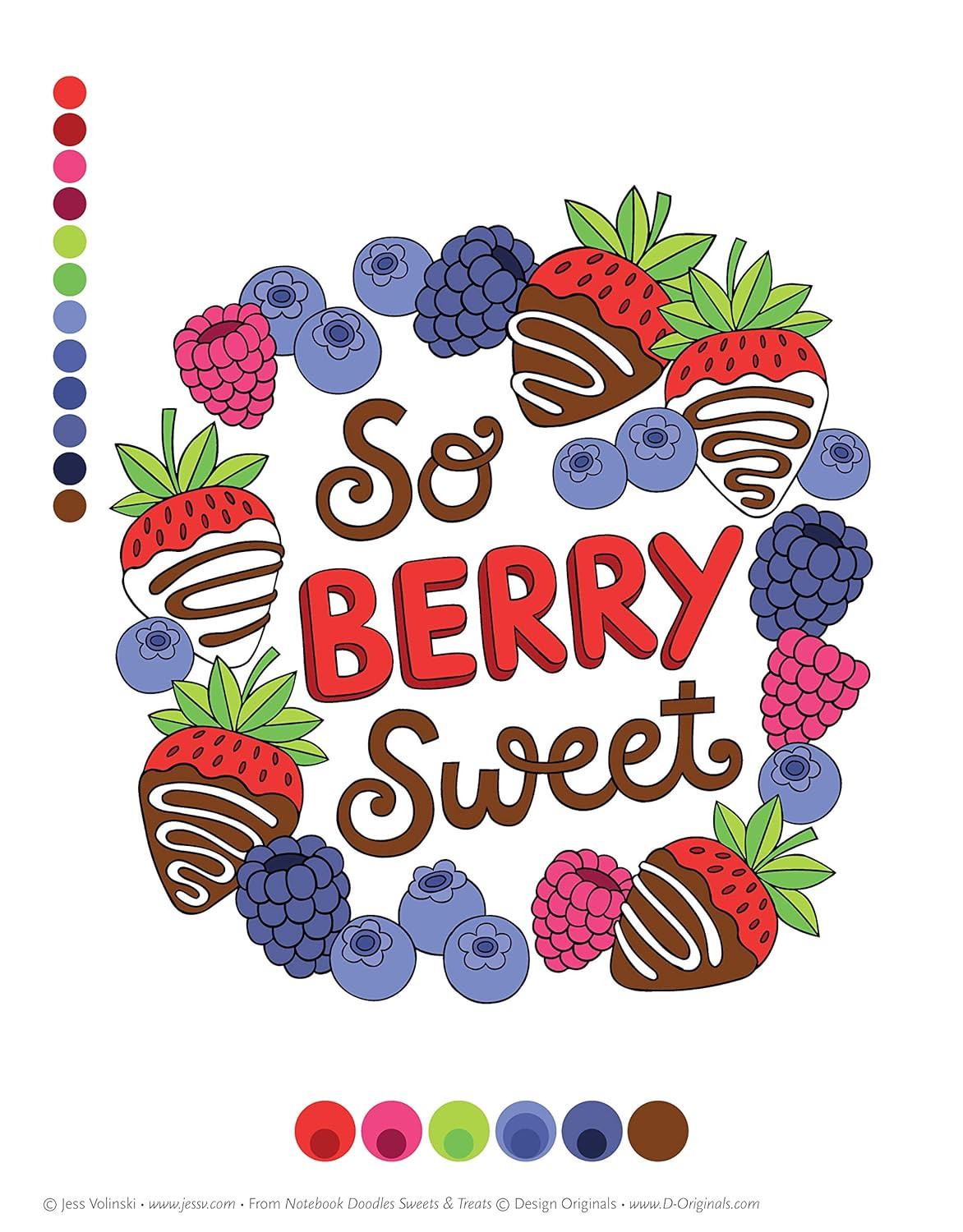 Notebook Doodles Sweets & Treats: Coloring & Activity Book (Design Originals) 32