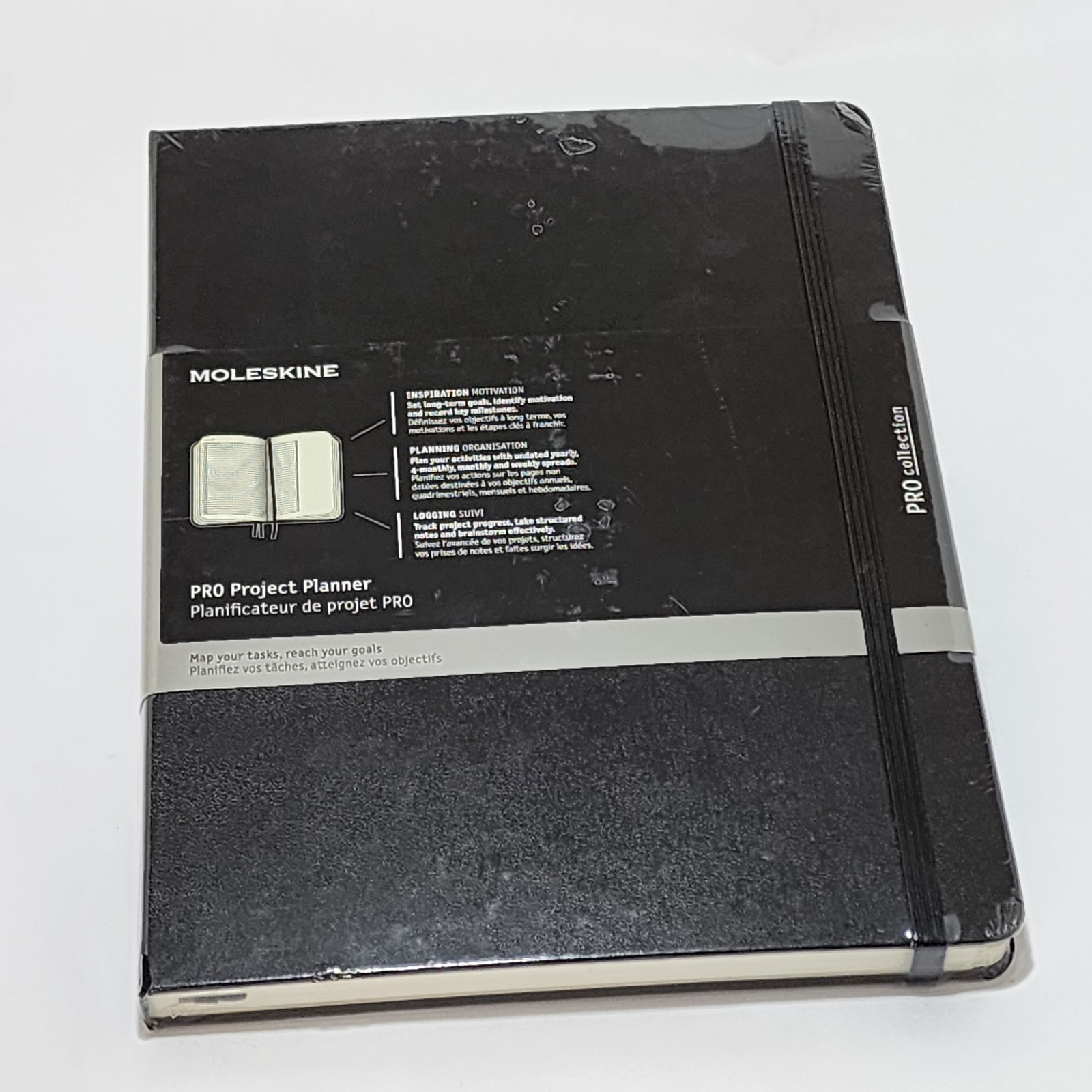 Moleskine Professional Project Planner Extra Large Hard Cover 7.5×9.75 288 Pages