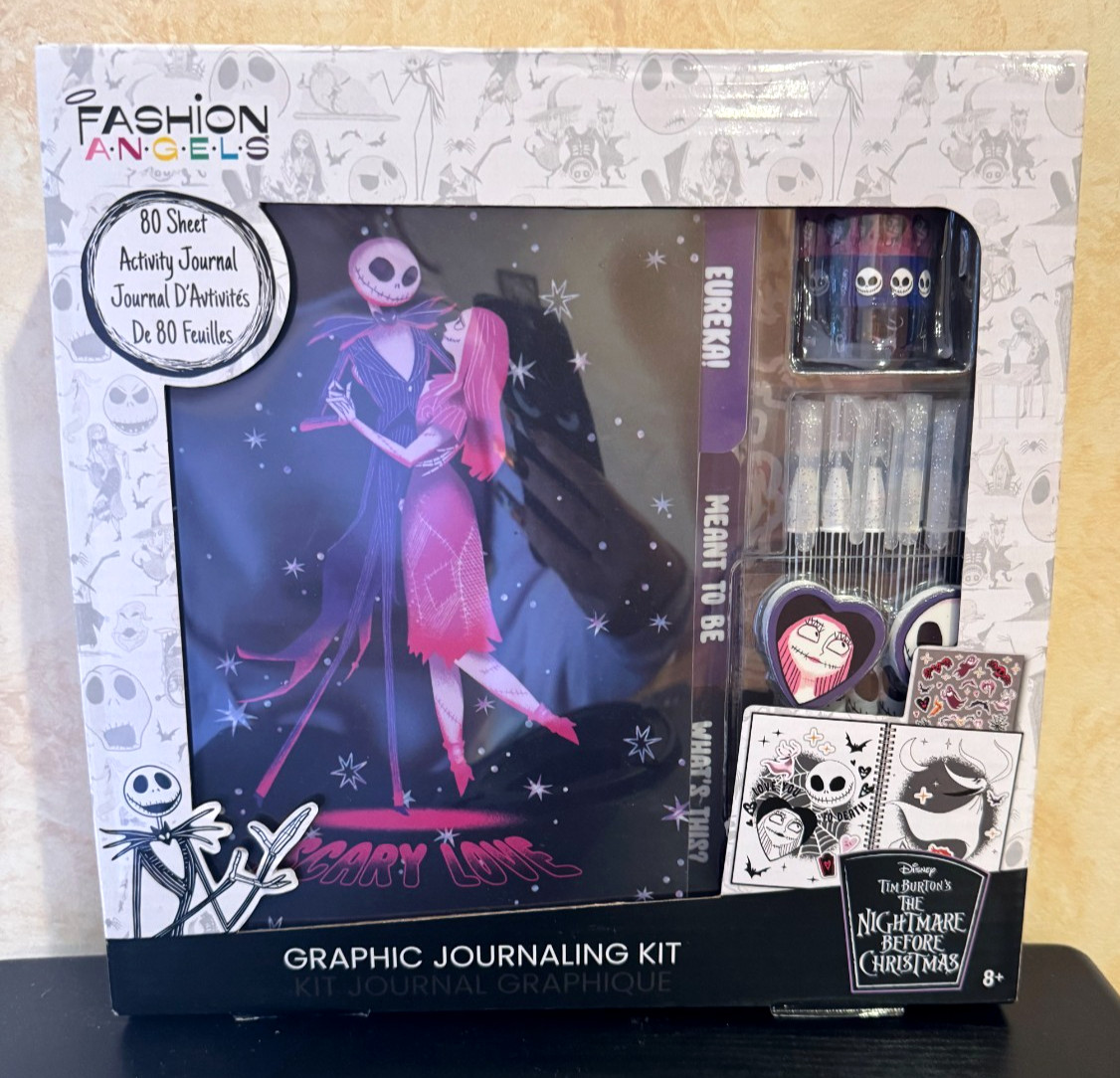 Disney Tim Burton’s The Nightmare Before Christmas Graphic Journaling Design Set