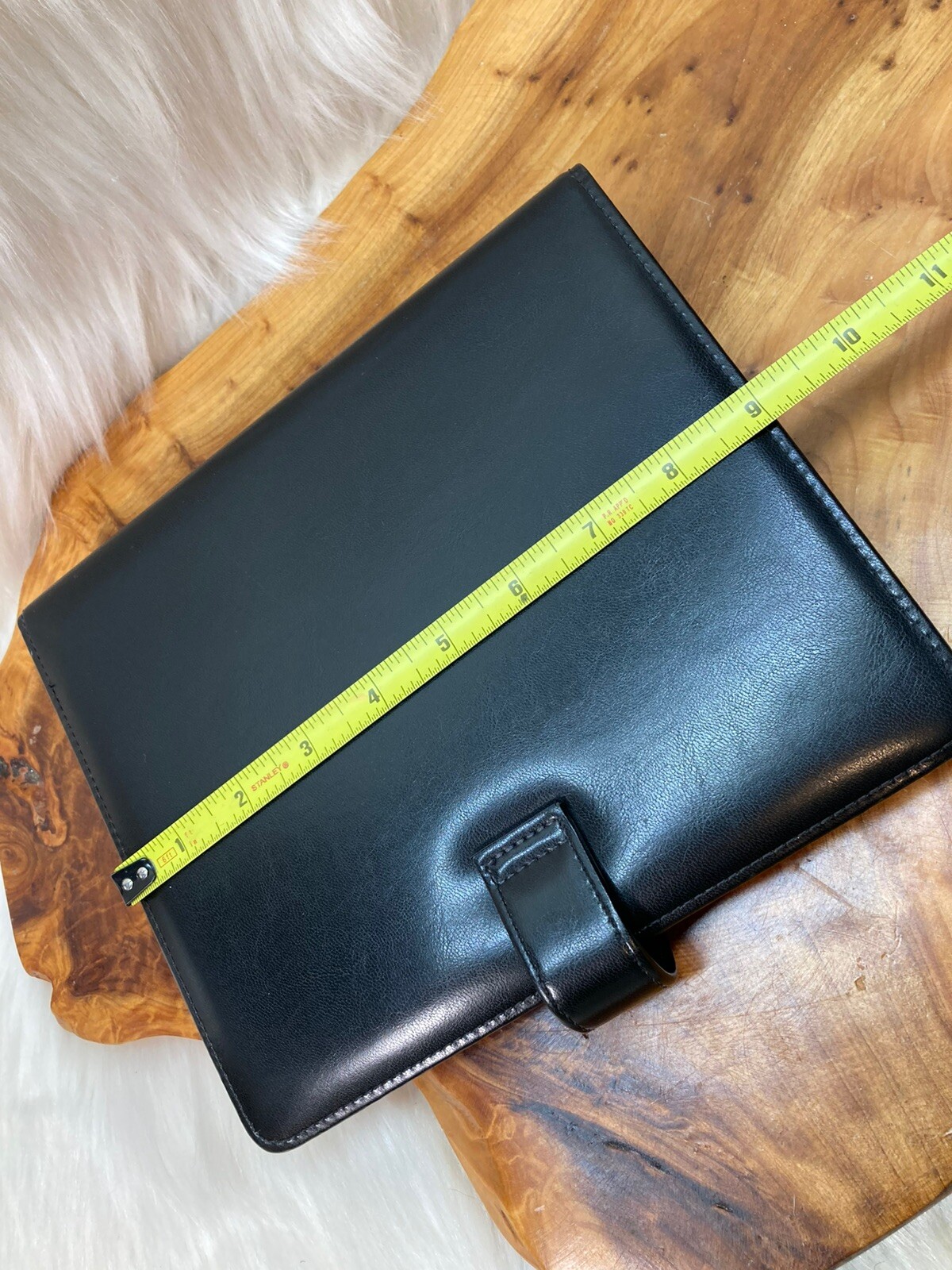 Vintage Rolodex Personal Organizer Day Planner Black Model RO600 6 Ring 1990’s