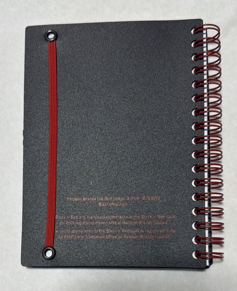 Black n Red Premium Business Notebook Optik Paper 140 Ruled Pages