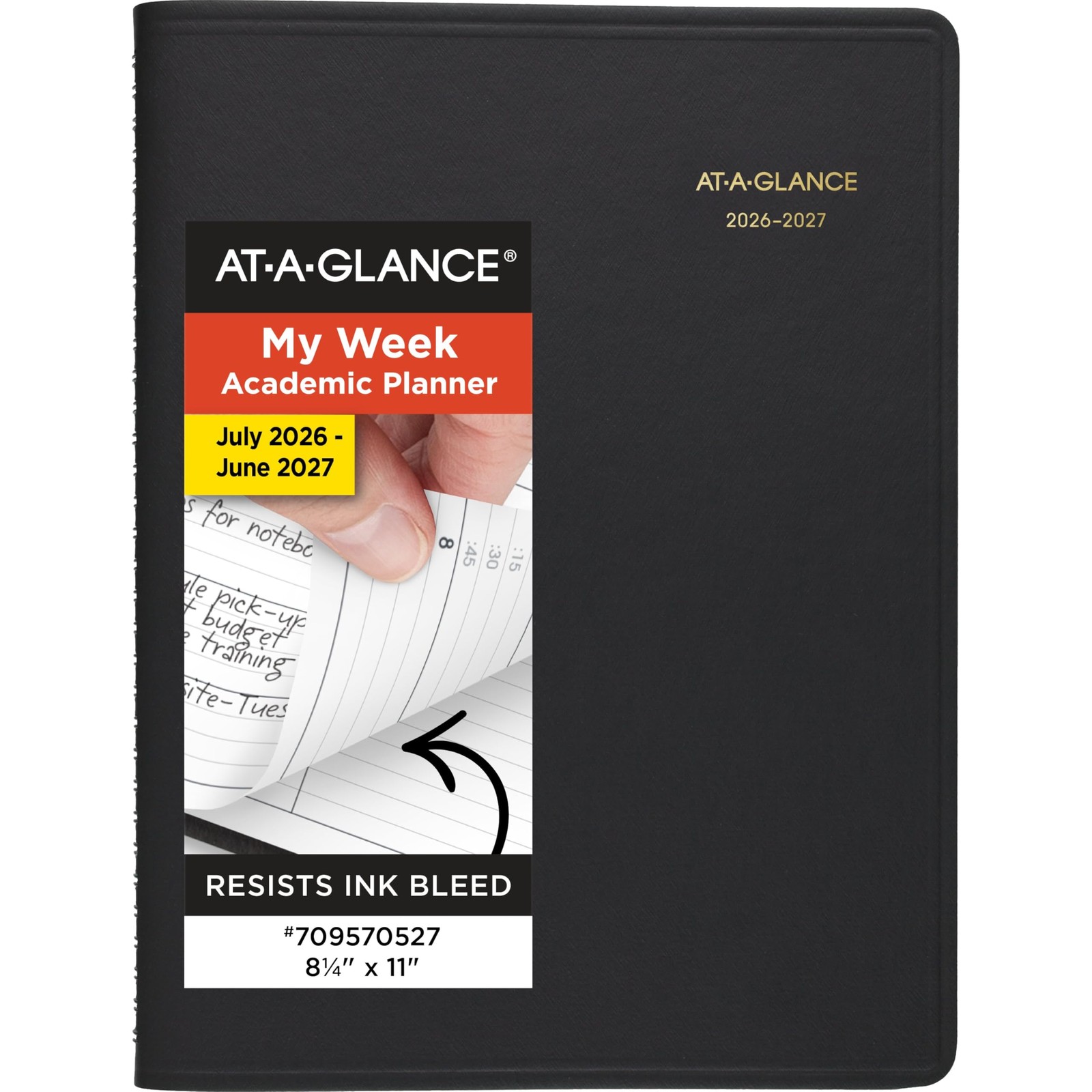 Planner 2026-2027 Weekly Academic 14-Month July-August, Quarter-Hourly Appoin…