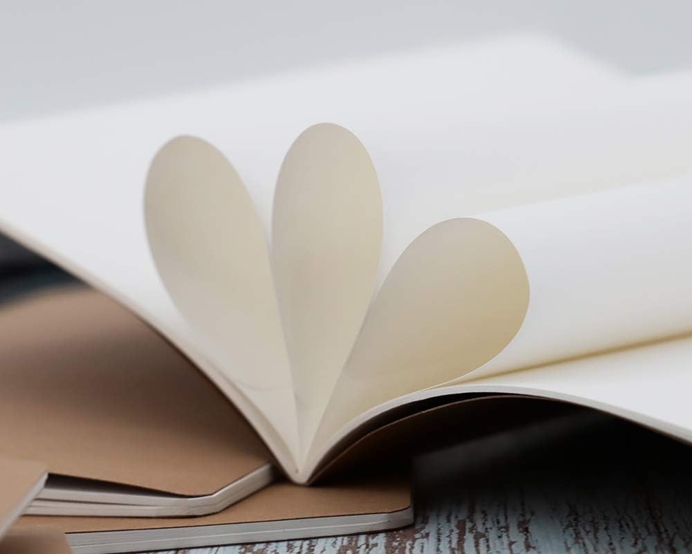 16 Pack Kraft Notebooks Journals in Bulk Writing Blank Paper Sketchbooks 60