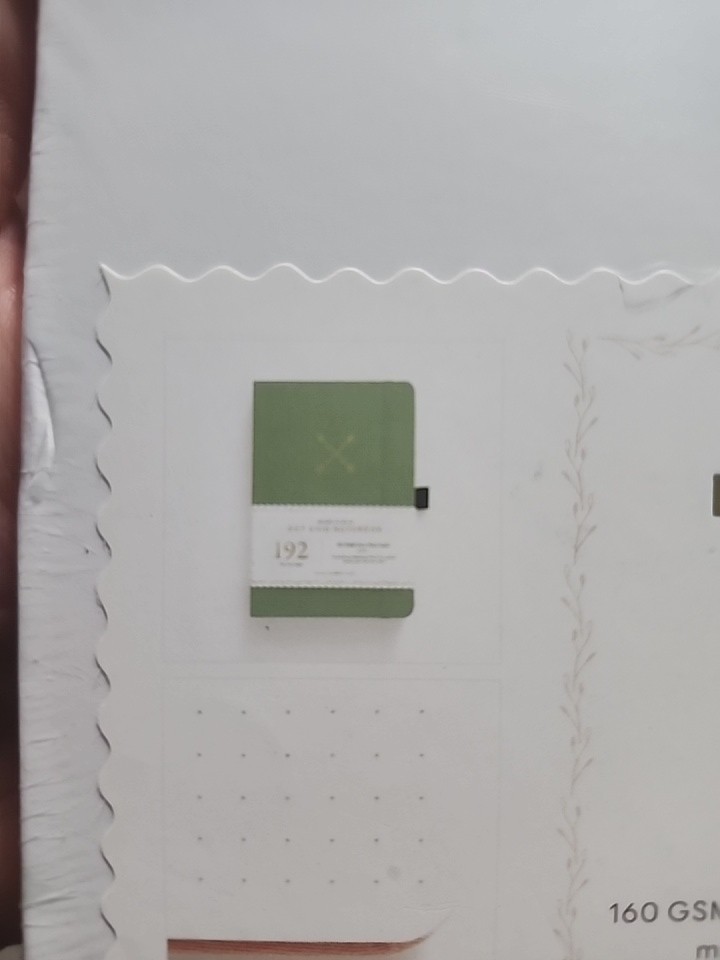 Archer And Olive 192 Dot Grid Page Light Green.