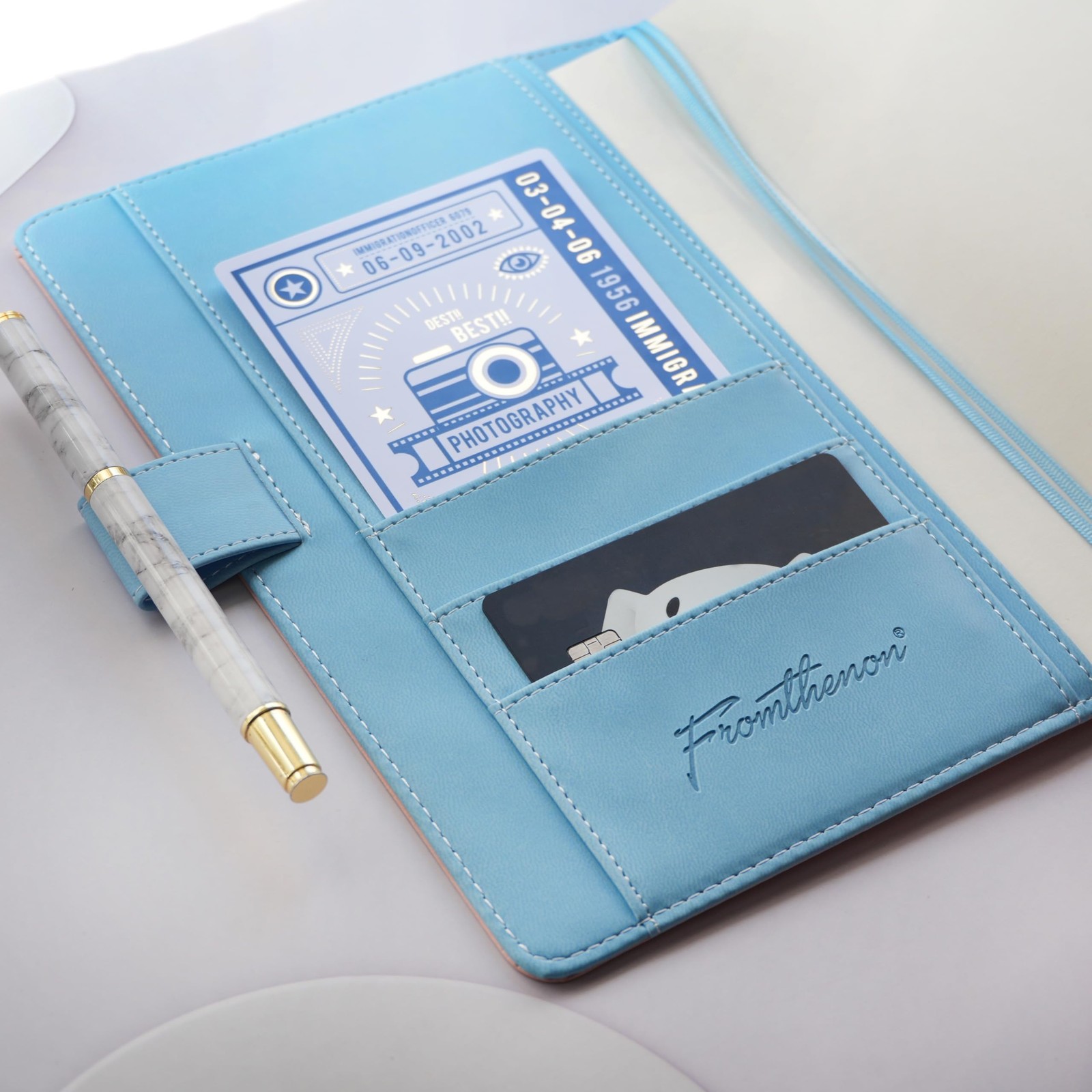 A5 PU Faux Leather Cover for Notebook Planners, Refillable Planner Case [Cove…