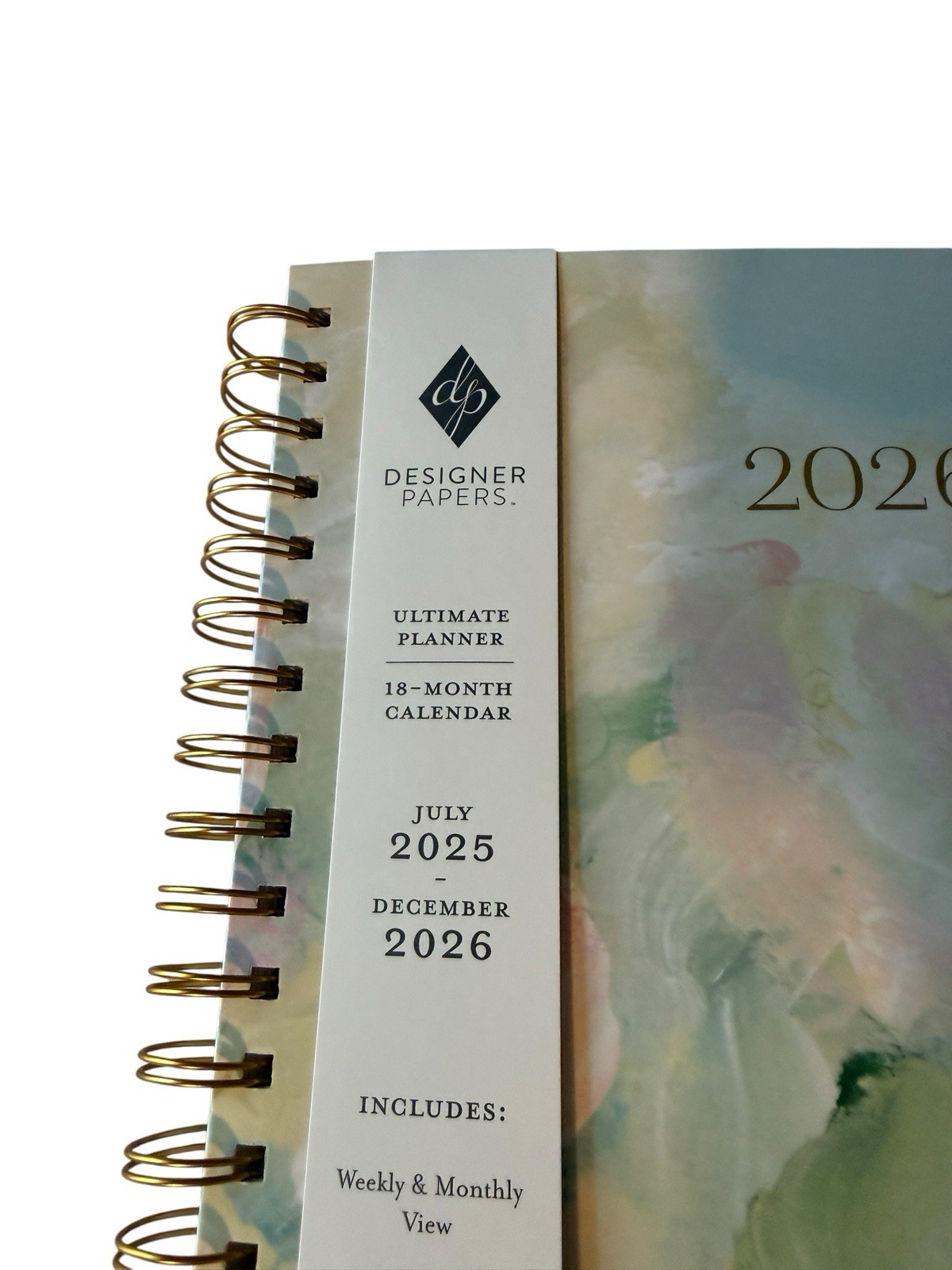 New Designer Papers Ultimate Planner Pastels Tab Dividers 11 X 8.5 Weekly View
