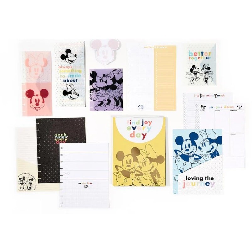 NEW Happy Planner Disney Minnie Mickey Classic Planner Companion Folders Papers