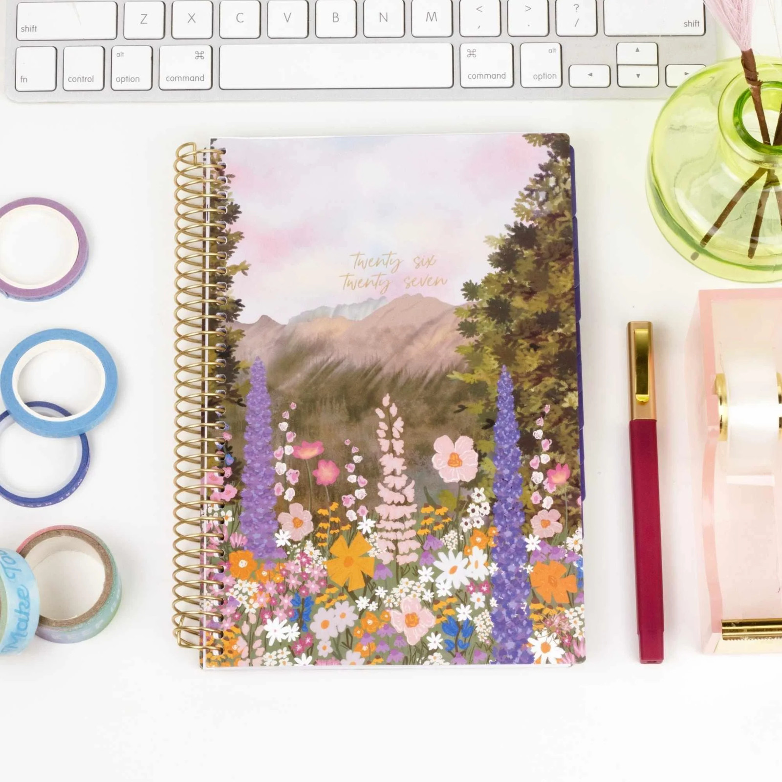 2026–27 Soft Cover Planner, 5.5″ x 8.25″ | Wildflower Mountainside