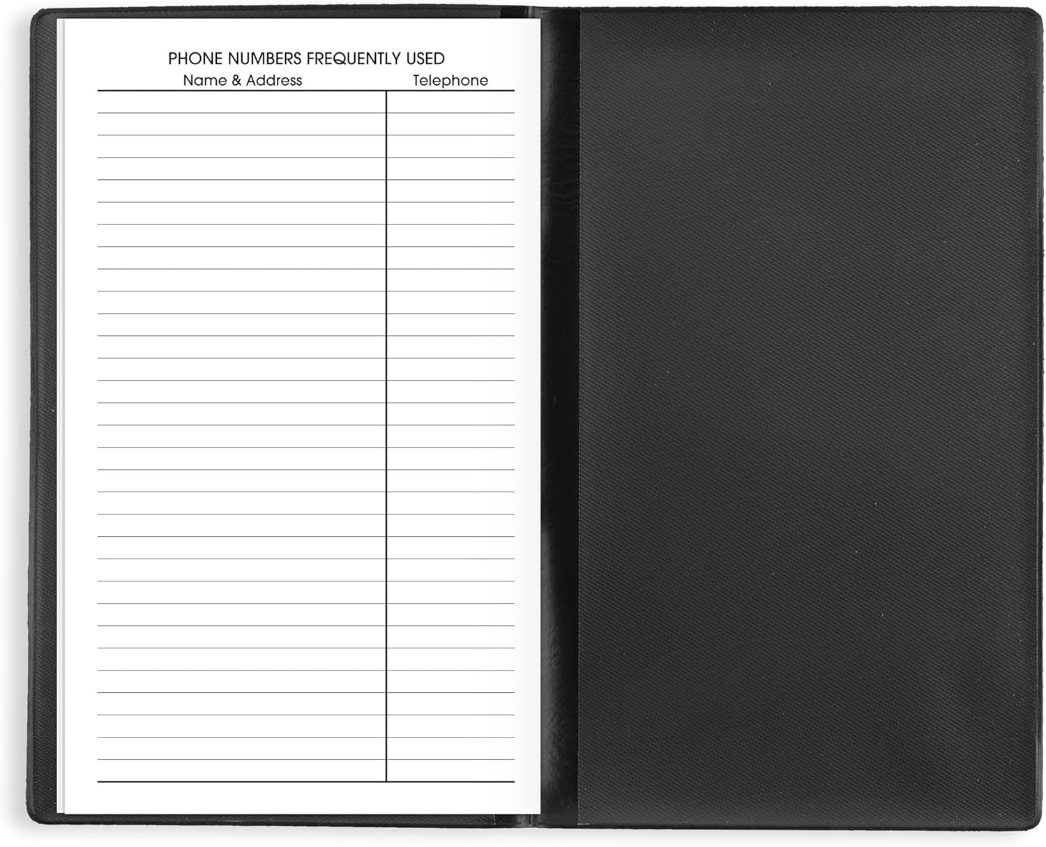 2026 Planner, Monthly, 3-1/2″ X 6″, Pocket Size, Dayminder, Black (SK530026)