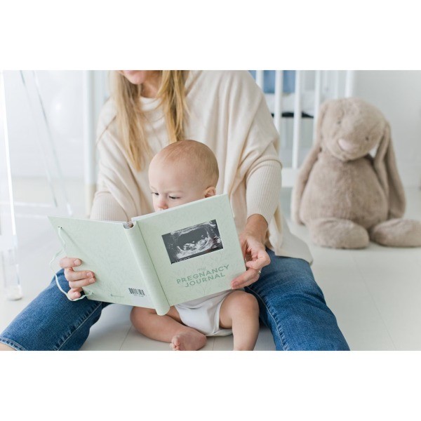 Pregnancy Journal – Sage: Acid-Free Paper, Guided Format, Soft Cover