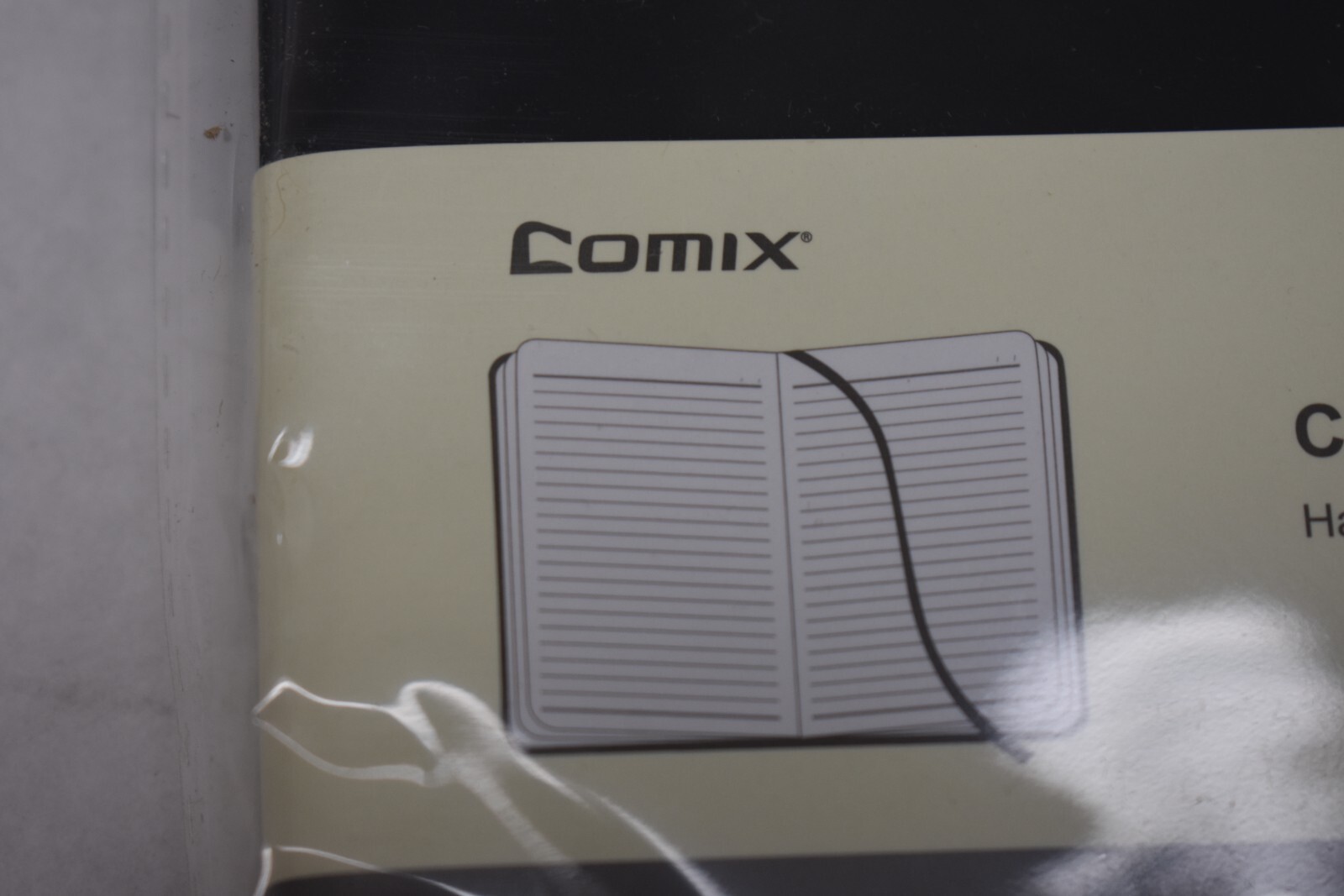 Comix Classic Black Hardcover Executive Ruled Daily Notebook Journal CPC5902