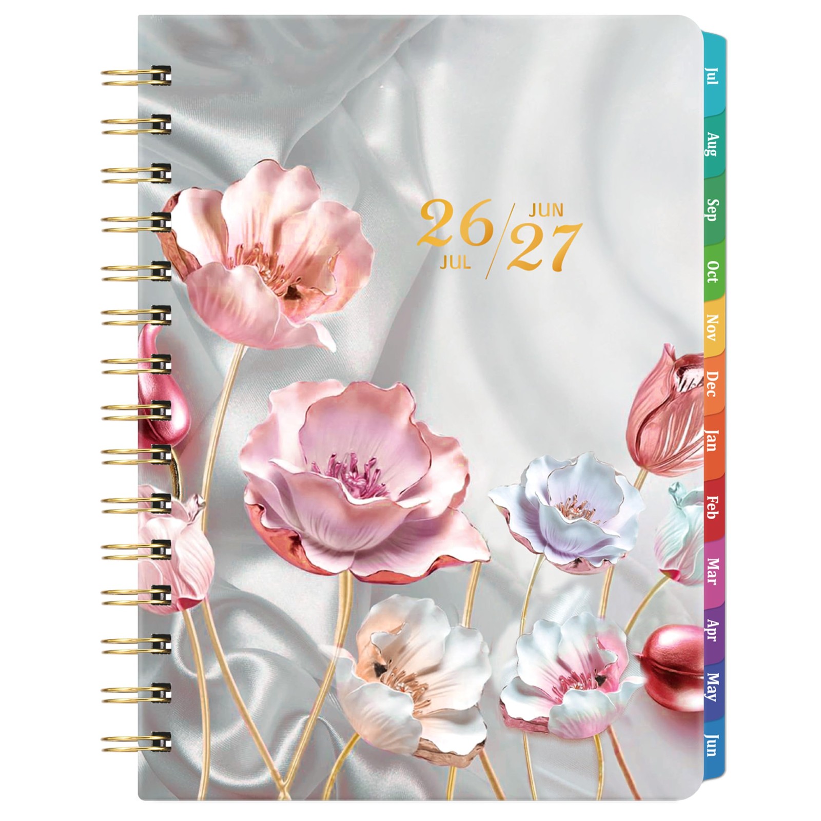 Bushypushy Planner 2026-2027 – Acdemic Planner 2026-2027 with Tabs, Jul. 2026…