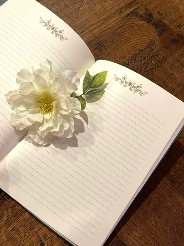NEW! Rifle Paper Co Wild Rose Soft Cover Journal/Notes Saddle Stitch Ruled Pages