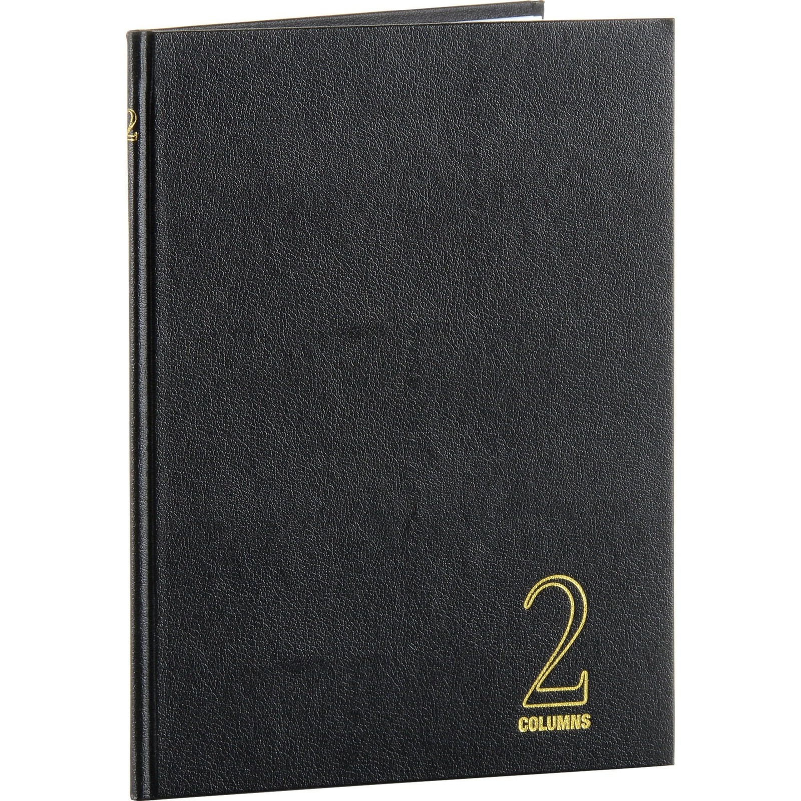 Wilson Jones Hardbound Accounting Journal 9.25×7 Inches 2 Columns 80 Pages Black