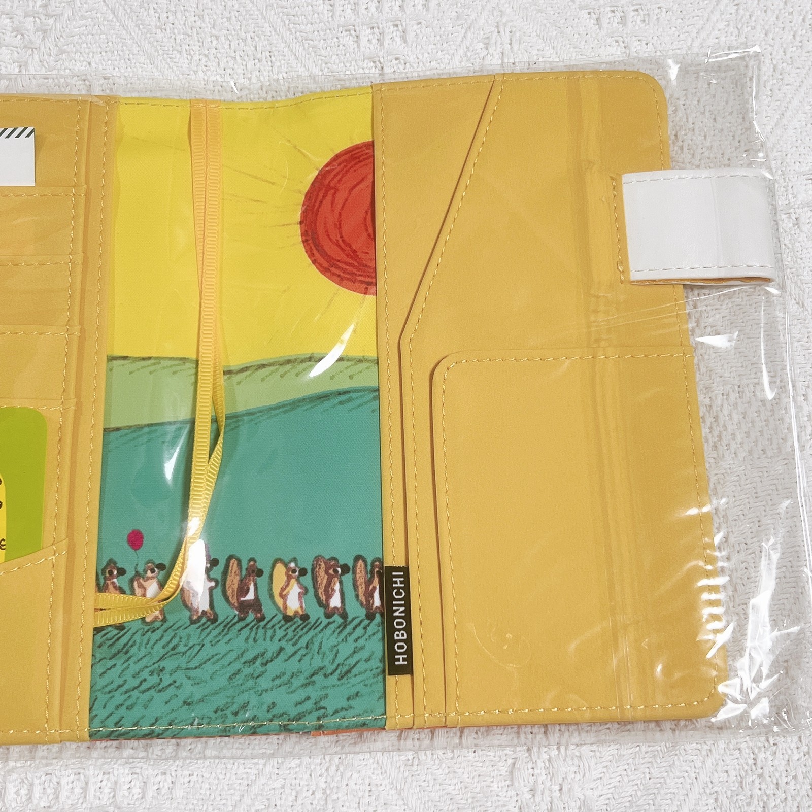 Hobonichi Techo A6 Cover 100%ORANGE Risu ga Zorozoro Squirrel Design Japan