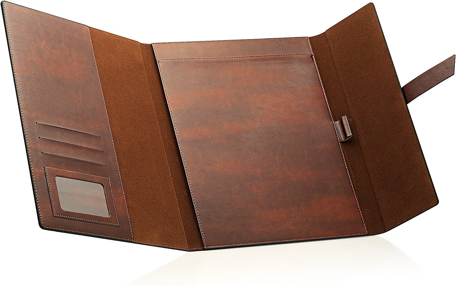 Padfolio Portfolio Folder – Slim Portfolio Folio Organizer Holder for Letter Leg