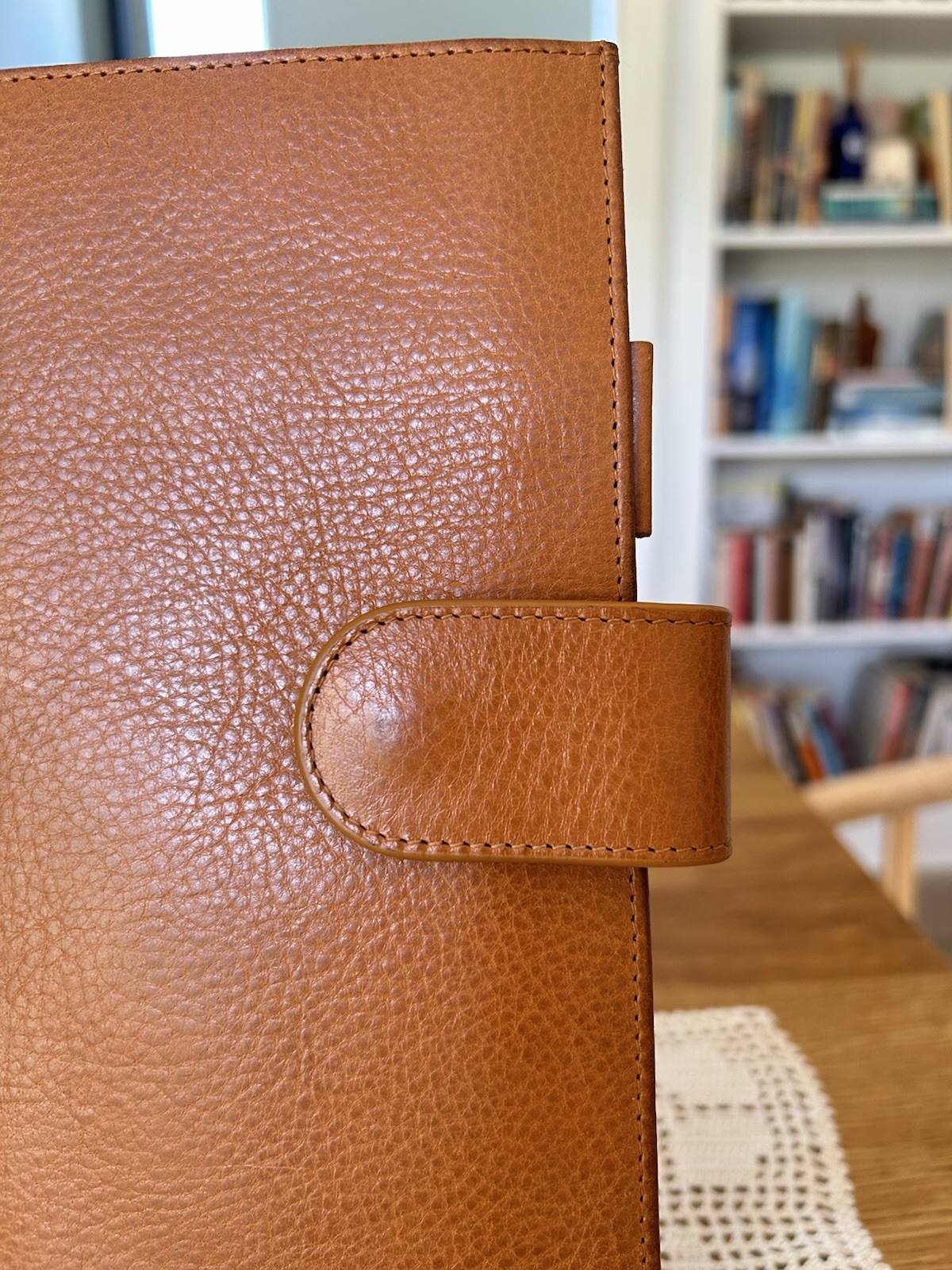 Gillio Appunto B6 Epoca Yellow Notebook Cover GUC Patina Big Back Pocket