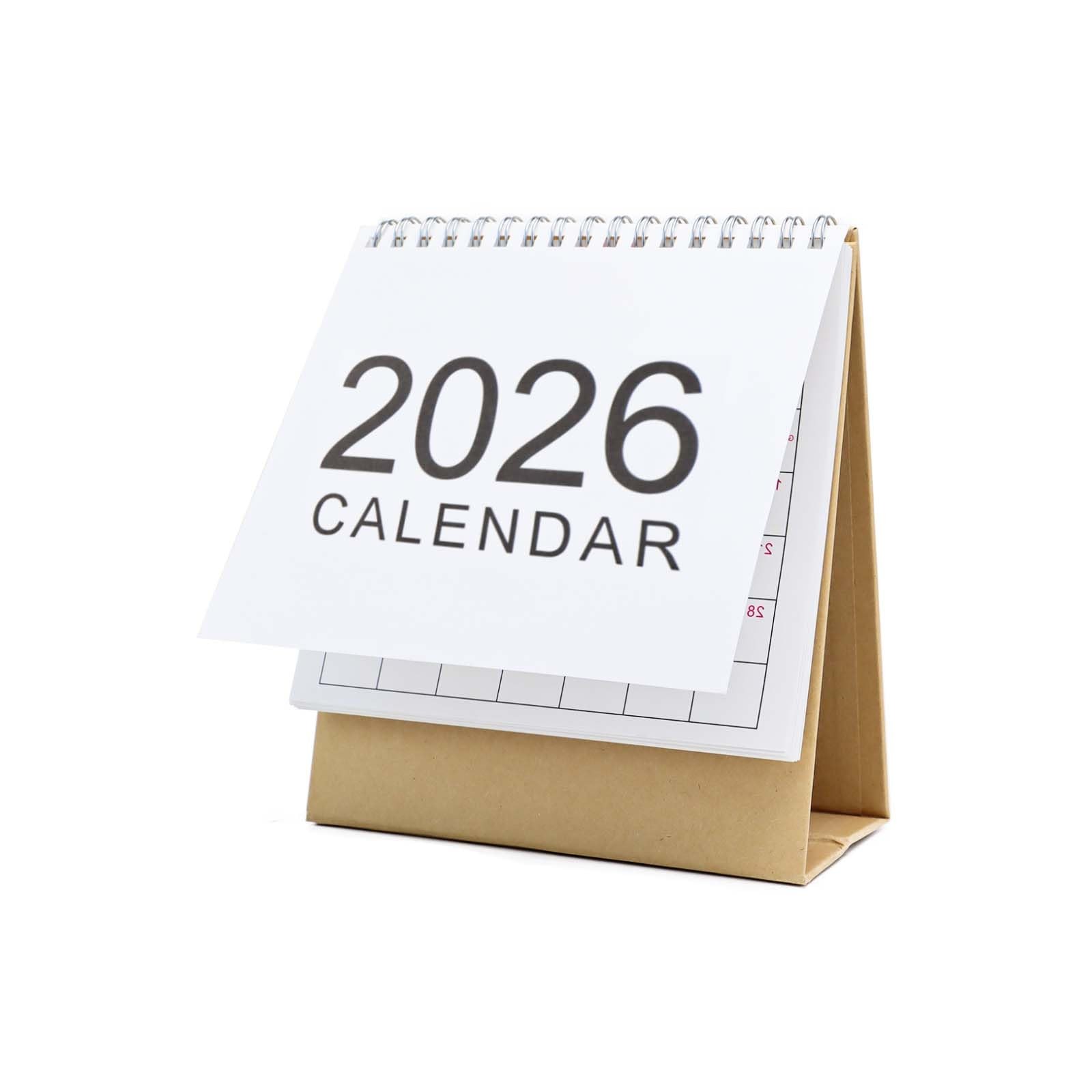 2026 Standing Desk Calendars Small Stand Up Calendar, Calendar