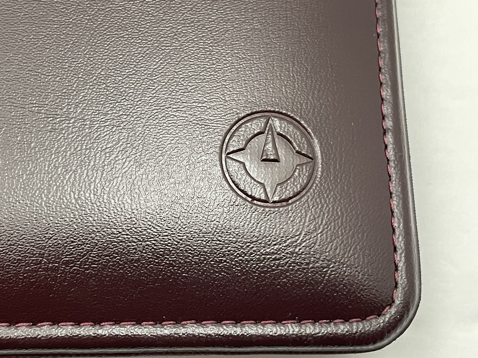 AMB Vinyl Open Burgundy Binder Planner Ring 7.5 x 5.5 inch Made in USA
