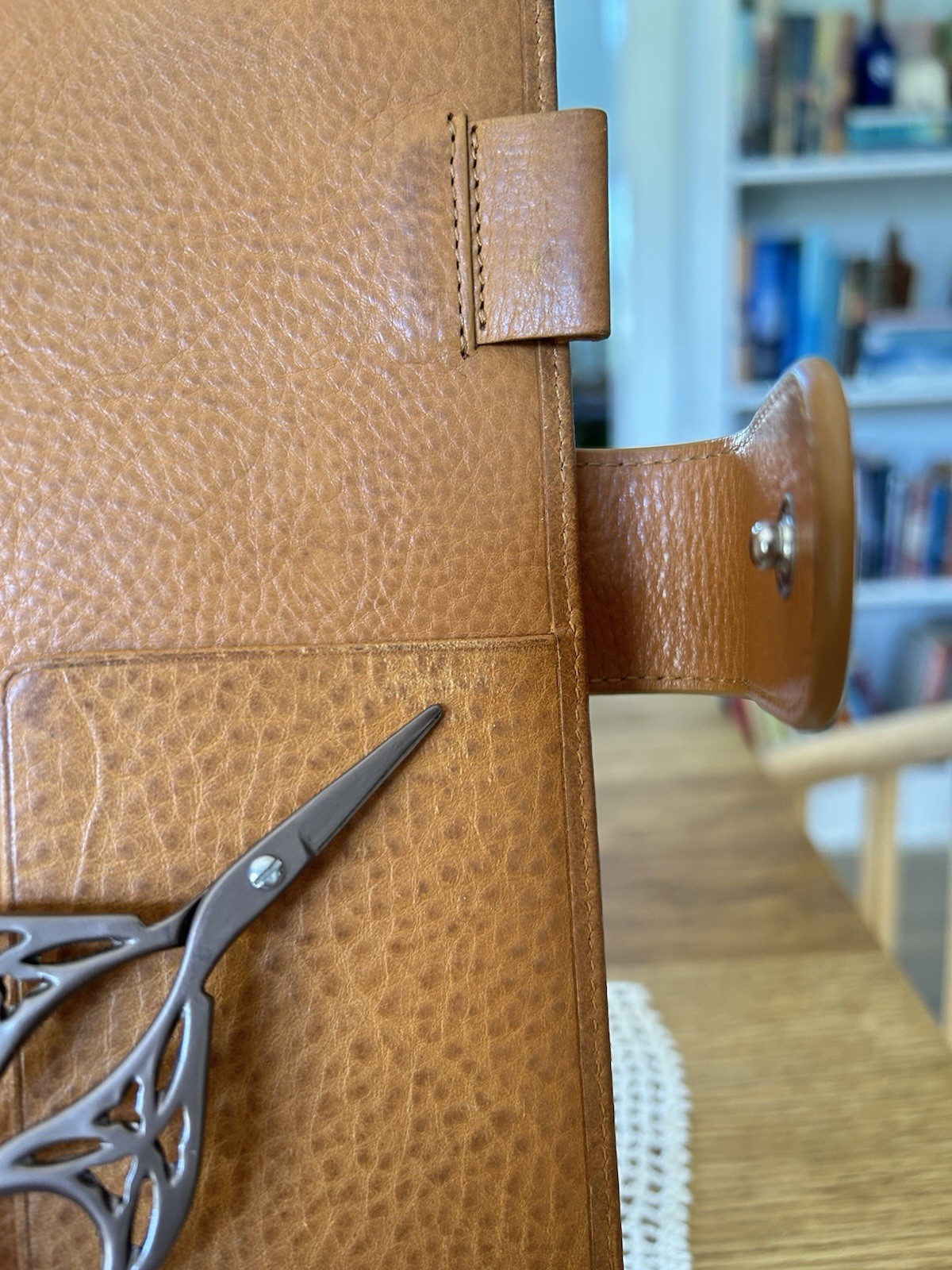 Gillio Appunto B6 Epoca Yellow Notebook Cover GUC Patina Big Back Pocket
