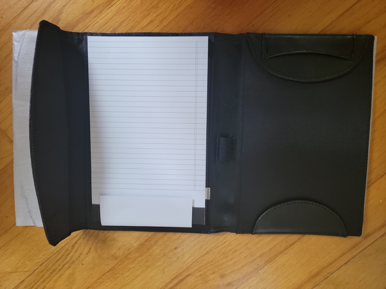 NEW American Express OPEN Black Notebook Gift Box Wrapped Leather Accent