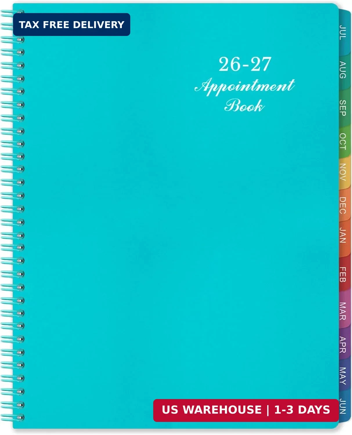 2026-2027 Weekly Appointment Book & Planner – Daily Hourly Planner 2026-2027, 9″