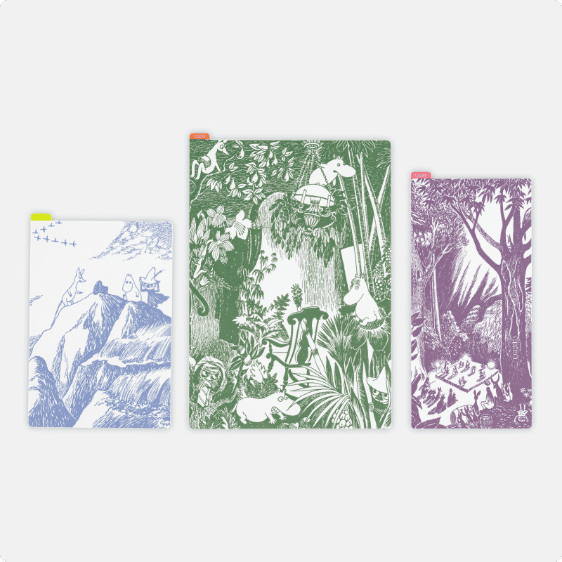 Hobonichi Techo 2026 MOOMIN collaboration Notebook cover weeks stationery