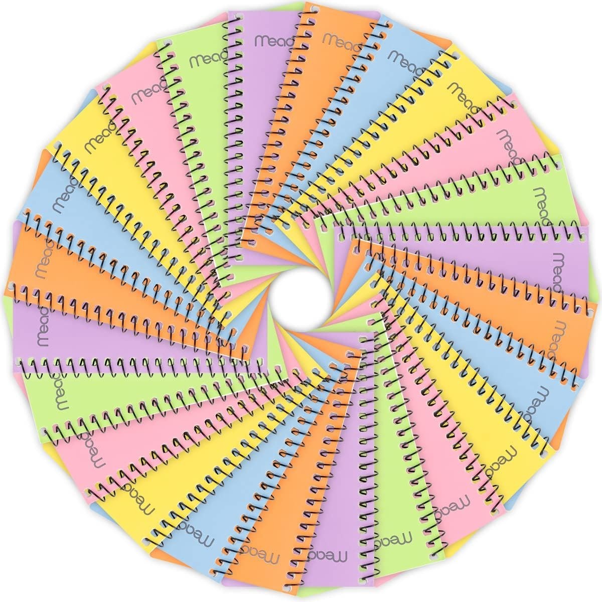 Personalized 24 Pack of 3×5 Pastel Notebooks – Ideal for Notes & Journals
