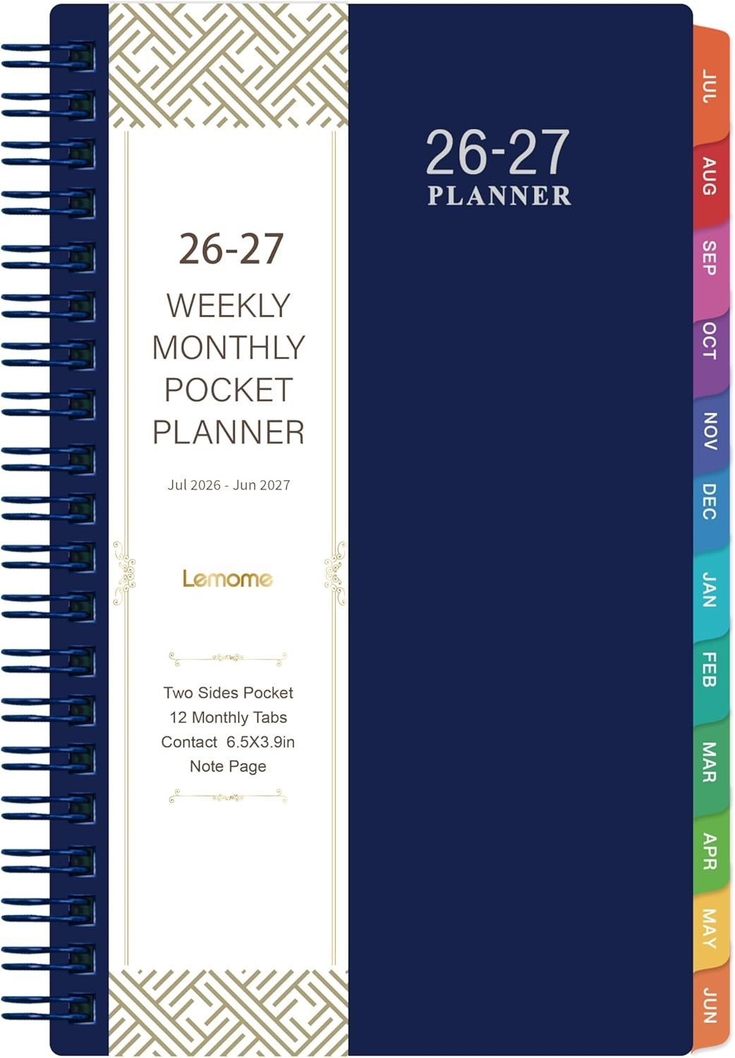 2026-2027 Pocket Calendar/Planner – 2026-2027 Weekly & Monthly Pocket Planner…