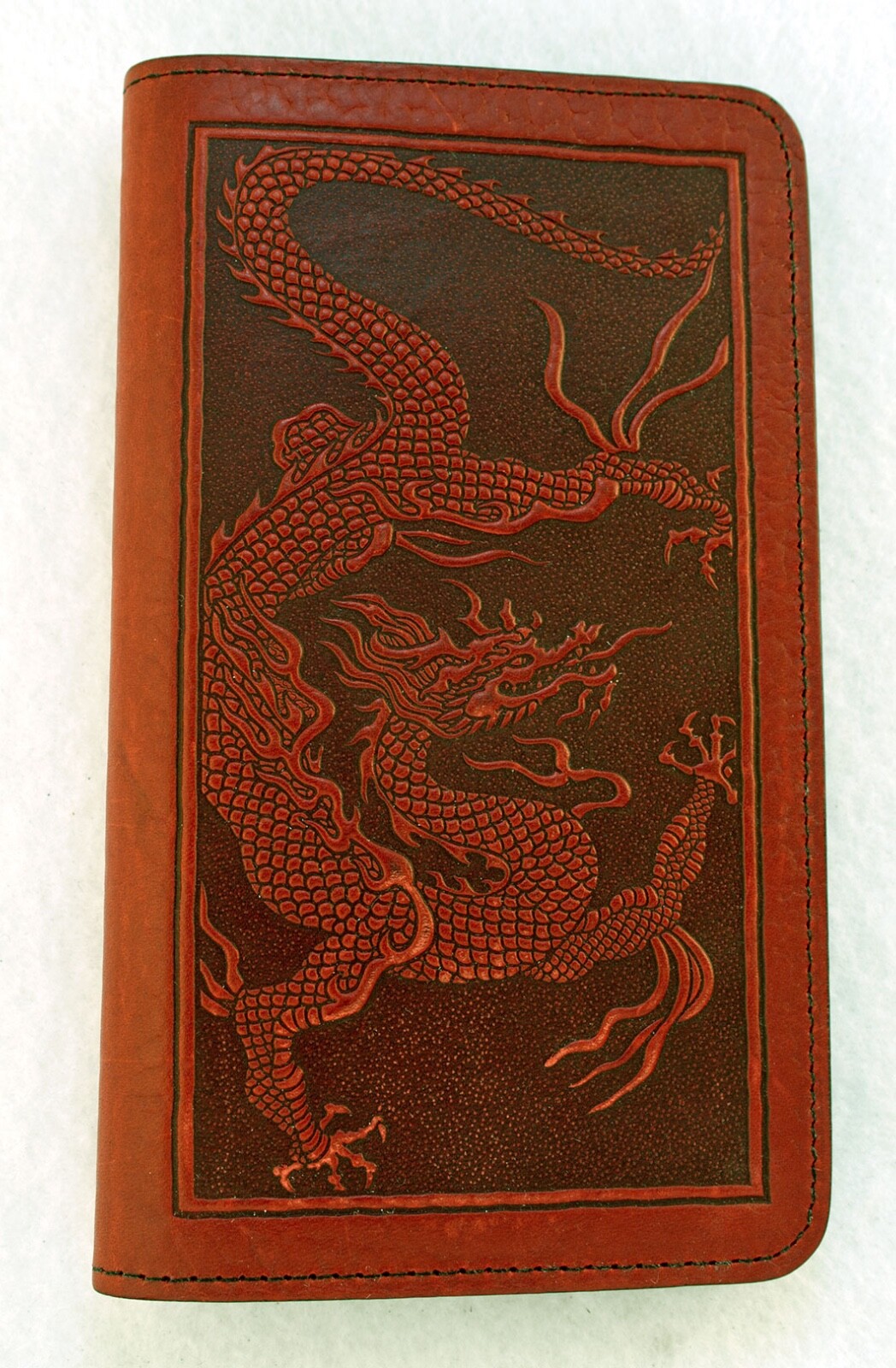 Dragon Leather 2024 Journal by Oberon Design of Santa Rosa, CA.