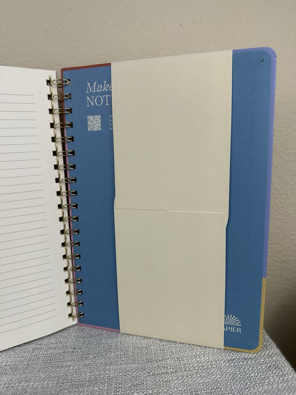Papier Productivity Planner Spiral Bound Undated Hardcover 7″ x 10″ 12 Weeks