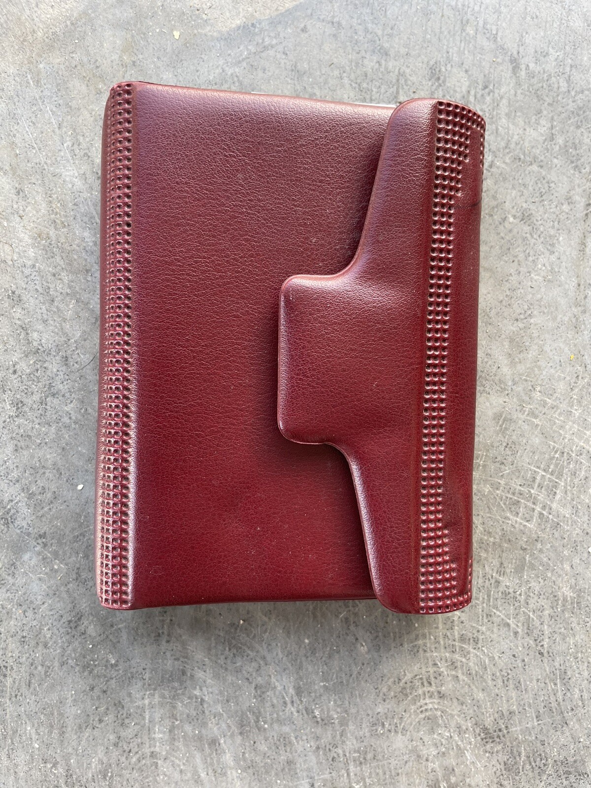 Day Runner Running Mate Edition Binder Planner Red 5×7 Vintage 1992
