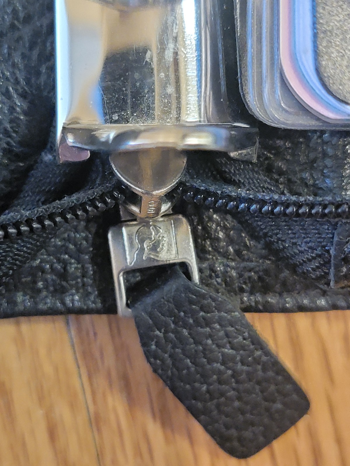 FRANKLIN QUEST Zip Binder 1994 w/ Inserts Vintage 6 Ring Black Top Grain Leather