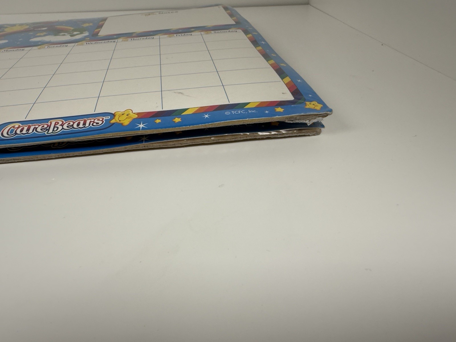 Vintage Care Bears Dry Erase Board x 2 -Calendar Planner w/ Marker – New Sealed