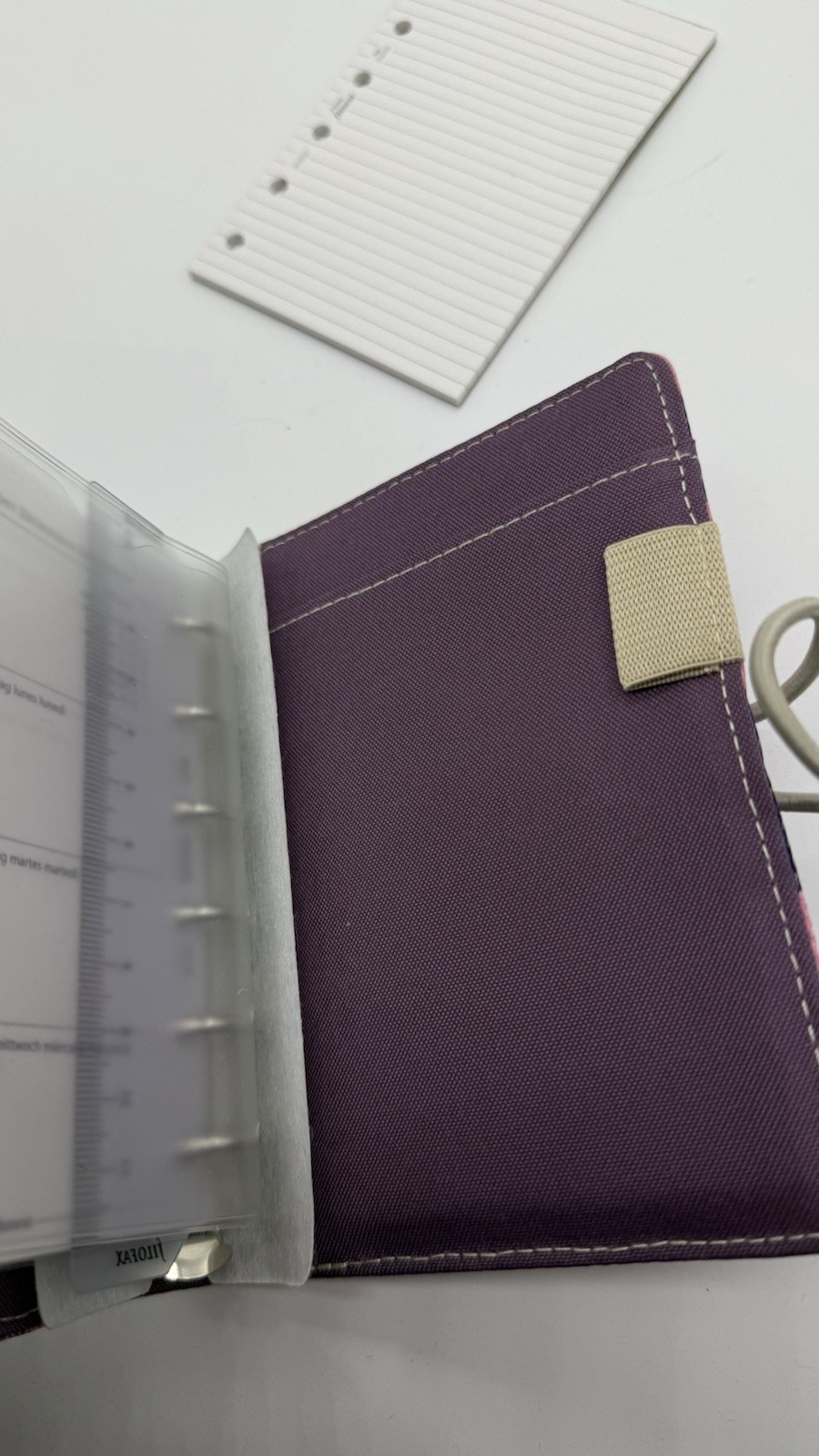 Filofax Cover Story FLAMINGO Pocket Size Planner Organizer- Retired- Unused