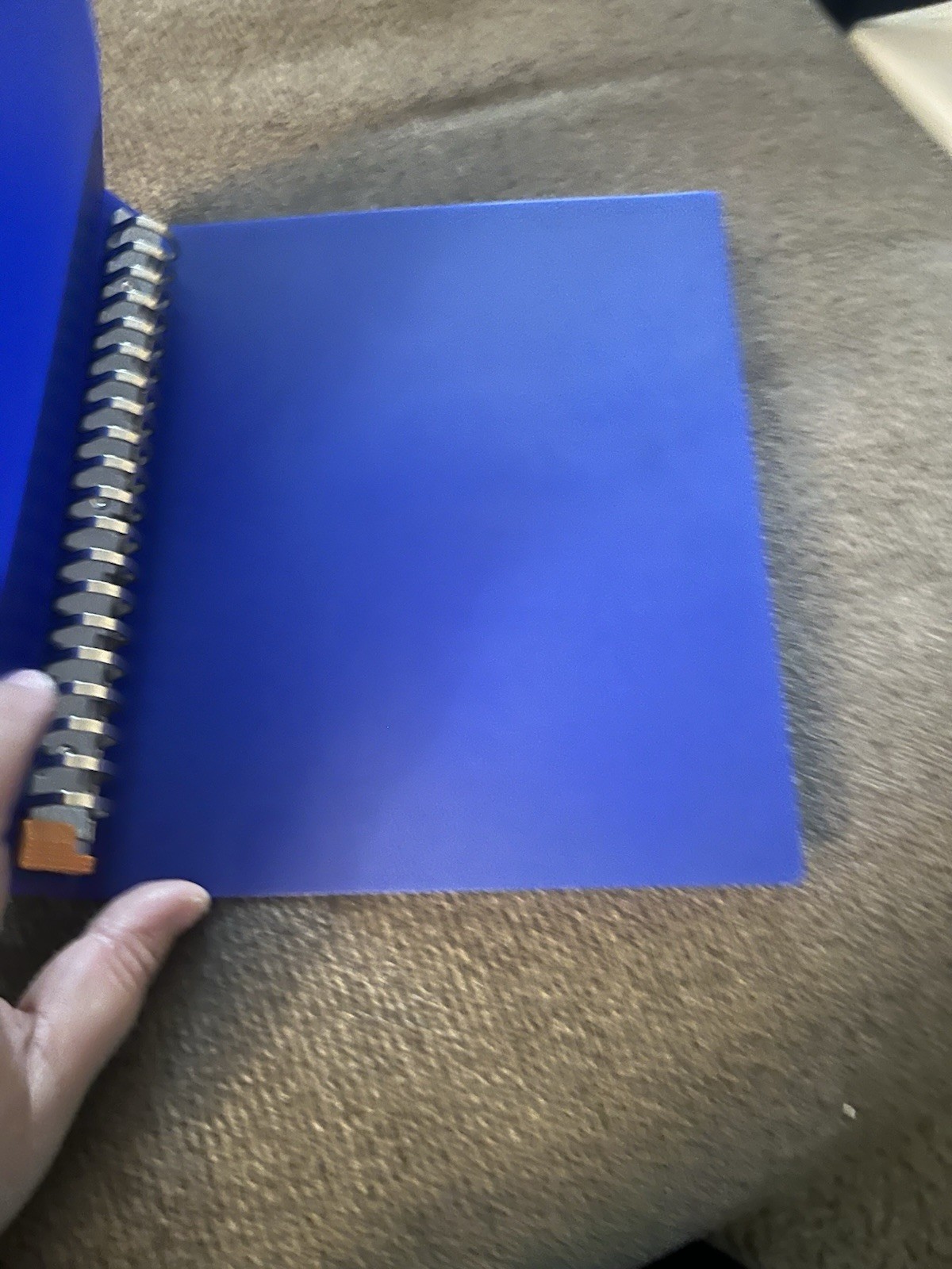 LIHIT LAB Avanti Refillable Clear Book Binders Blue A4 30-Hole Lot of 2 Japan
