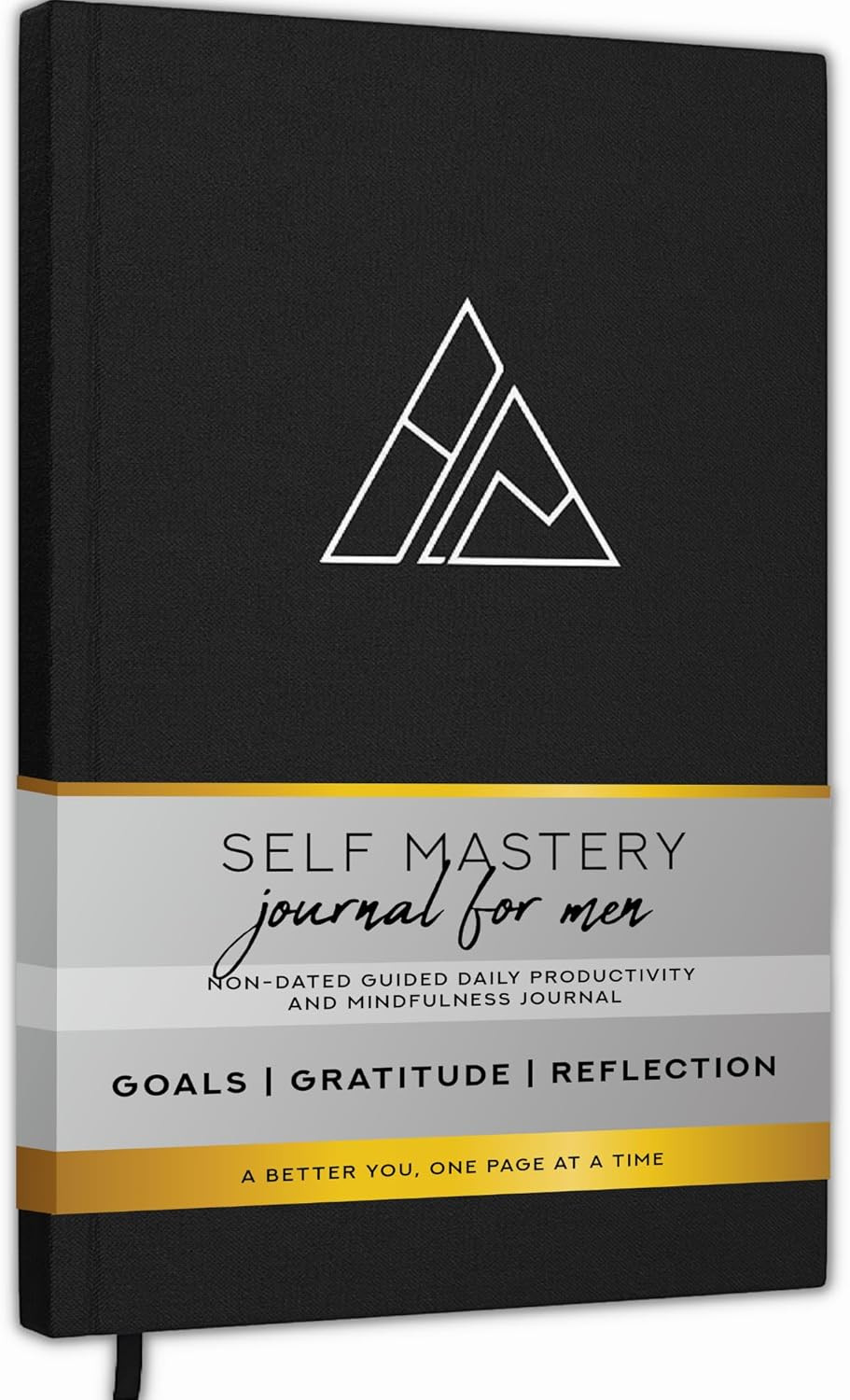 Self Mastery Journal for Men 5 Minute Gratitude and Reflection Journal