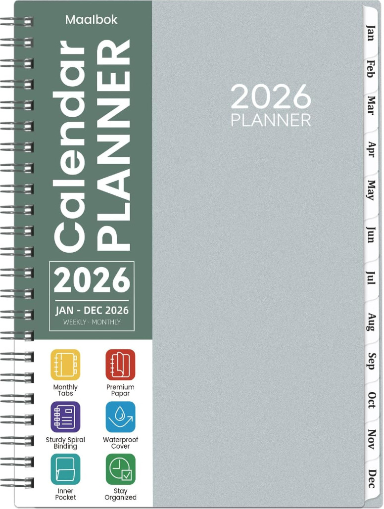 2026 Planner – 2026 Planner Weekly and Monthly, Jan. 2026 – Dec. 2026, Calendar.