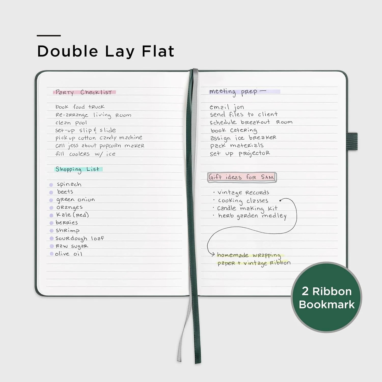 Lined Journal Notebook A5 Hardcover 160 Pages 100gsm Thick Paper College Ruled