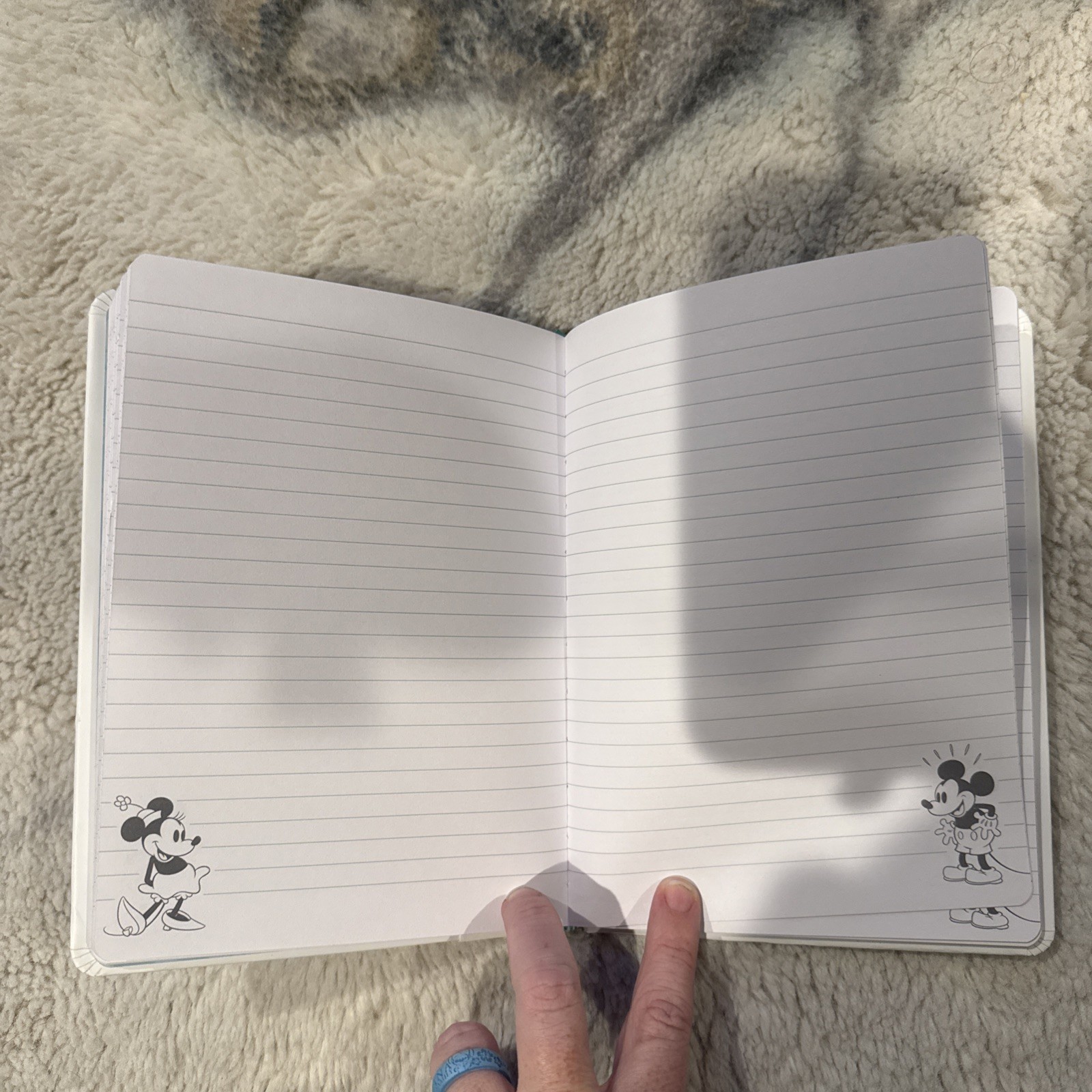 Disney 100 years of wonder 160 lined pages Journal featuring Mickey Mouse white