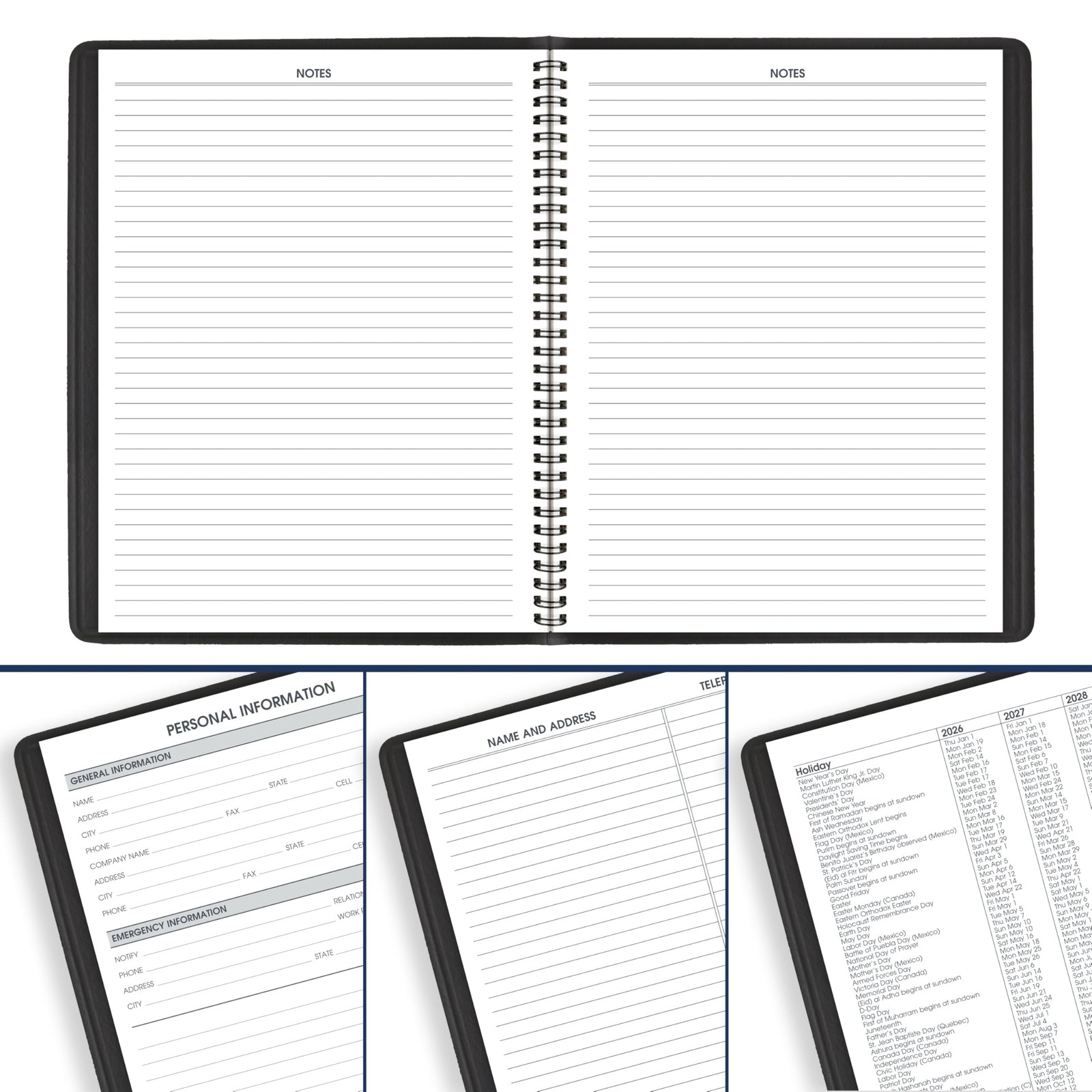 Planner 2026-2027 Weekly Academic 14-Month July-August, Quarter-Hourly Appoin…