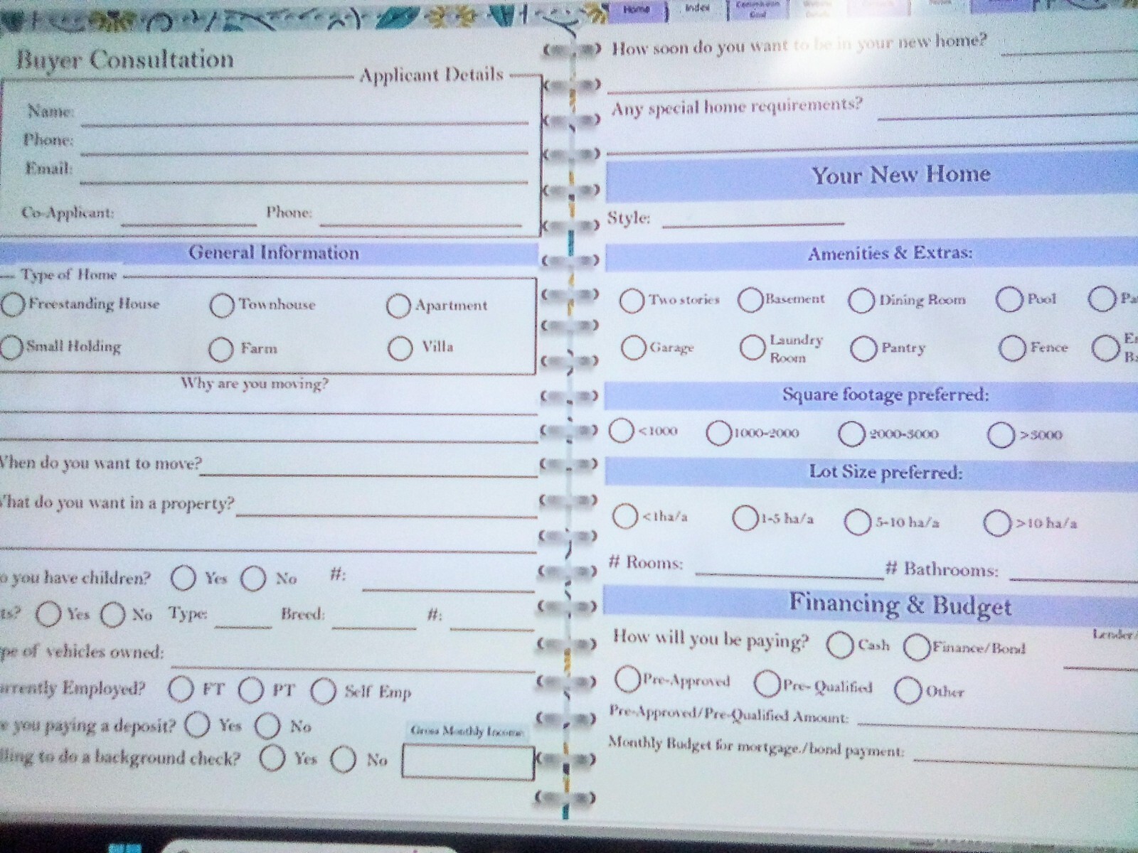 Newly designed DG Real Estate digital planners, provides convenience organizing.