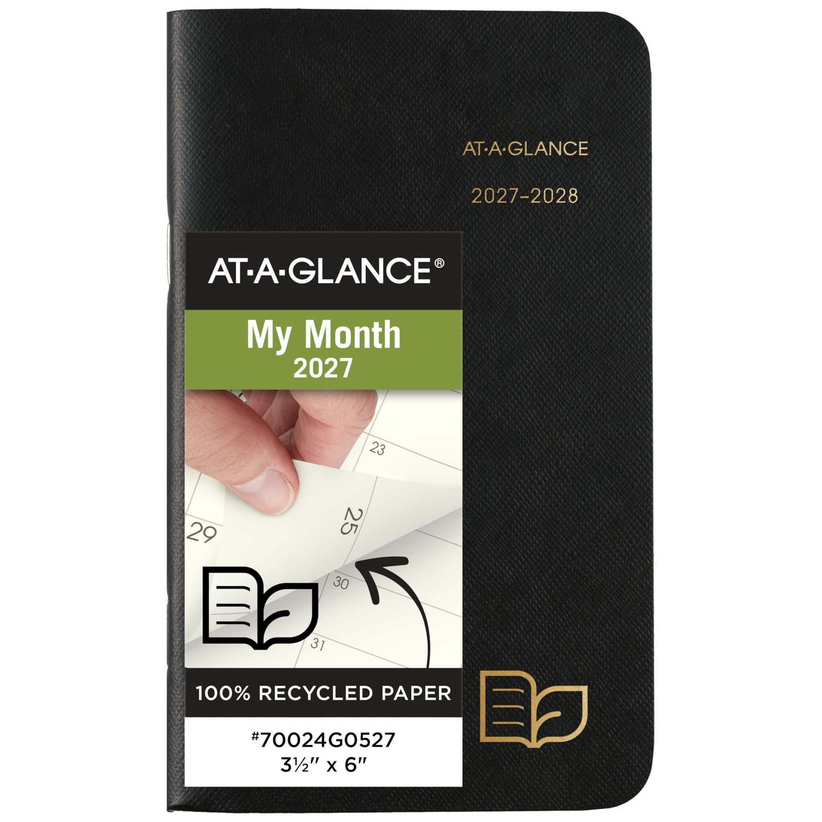 AT-A-GLANCE 2027-2028 Planner, 2-Year Monthly Planner, 3.5″ x 6″, Pocket Size